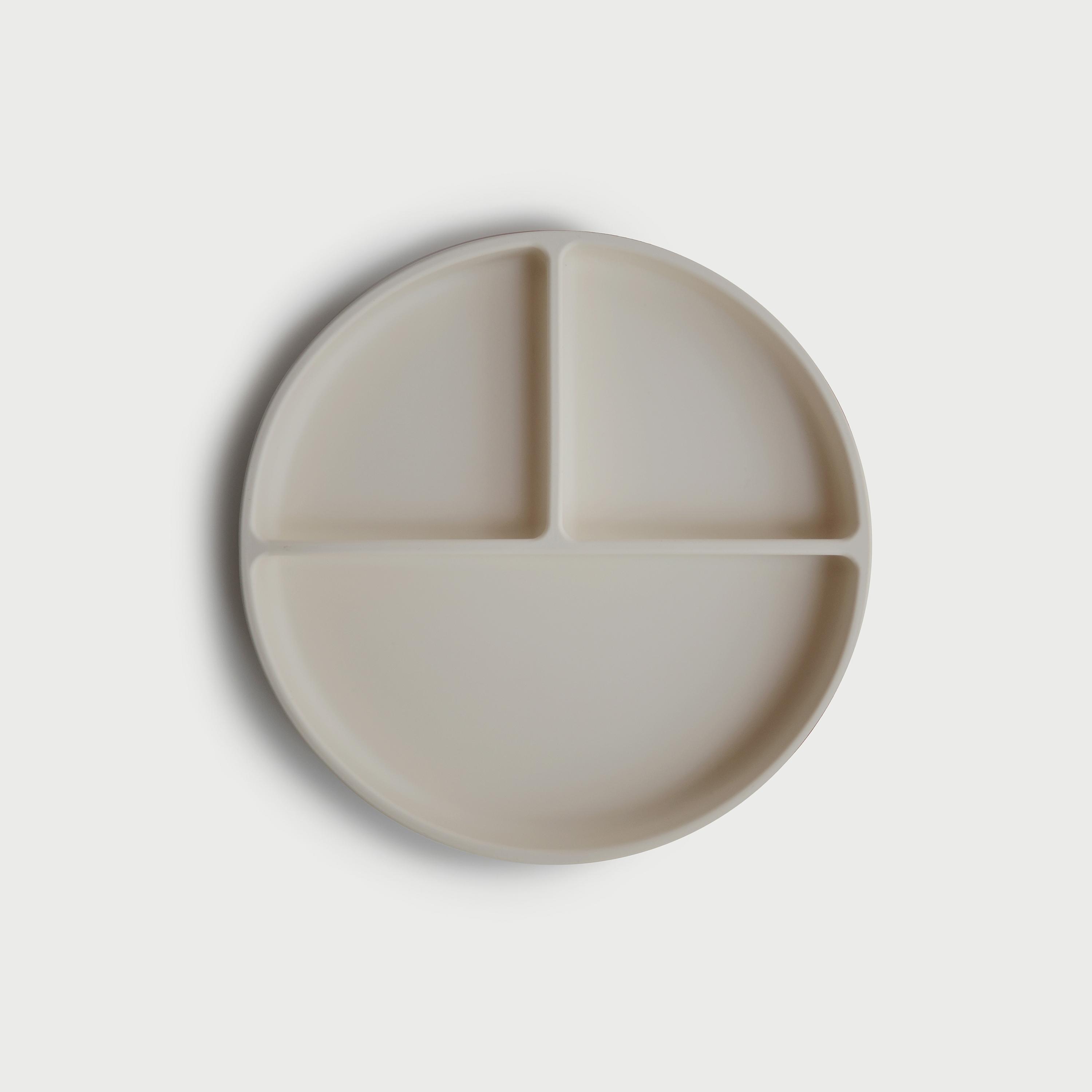 Mushie Silicone Plate Ivory-baby-feeding-mealtimeessentials-image-1