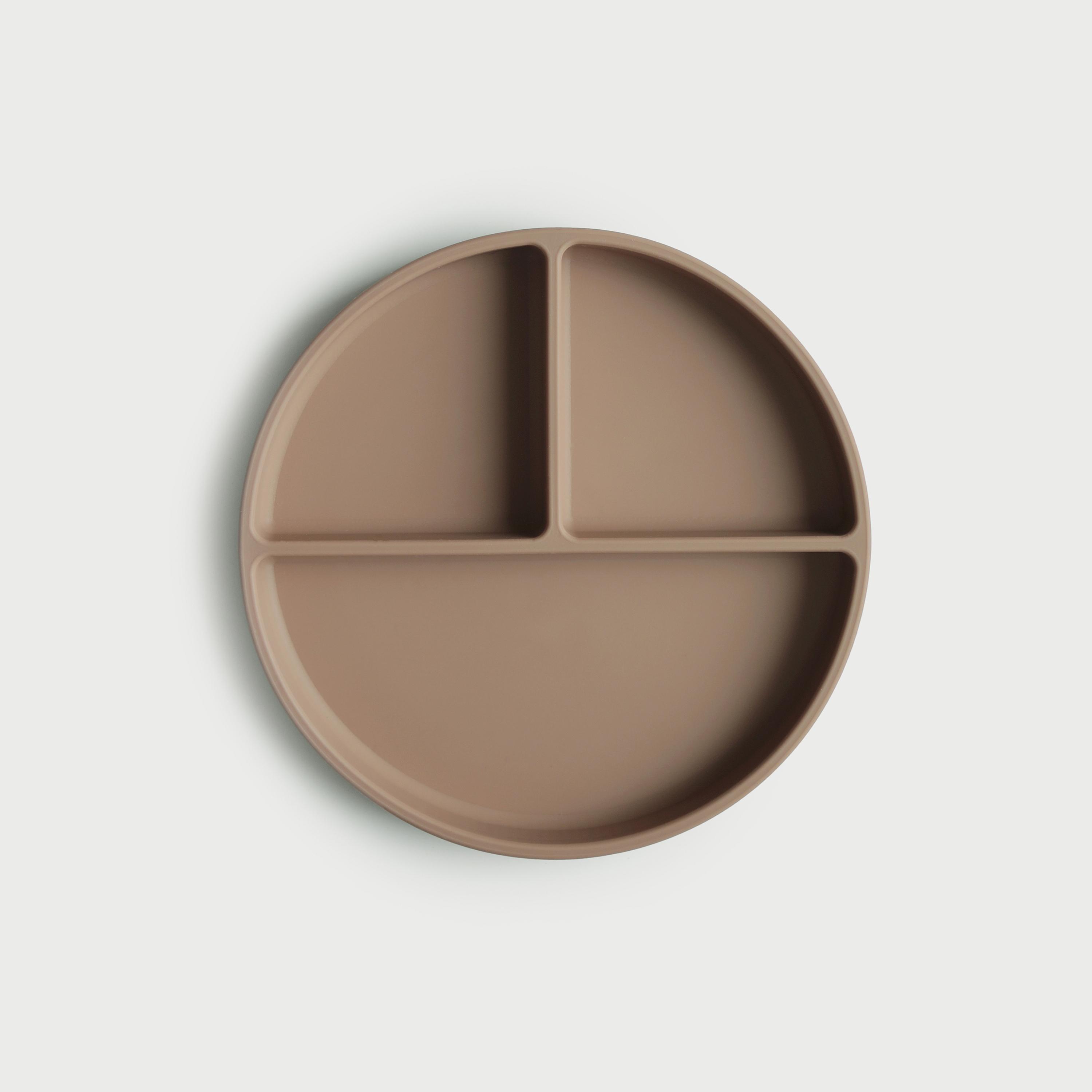 Mushie Silicone Plate Natural-baby-feeding-mealtimeessentials-image-1