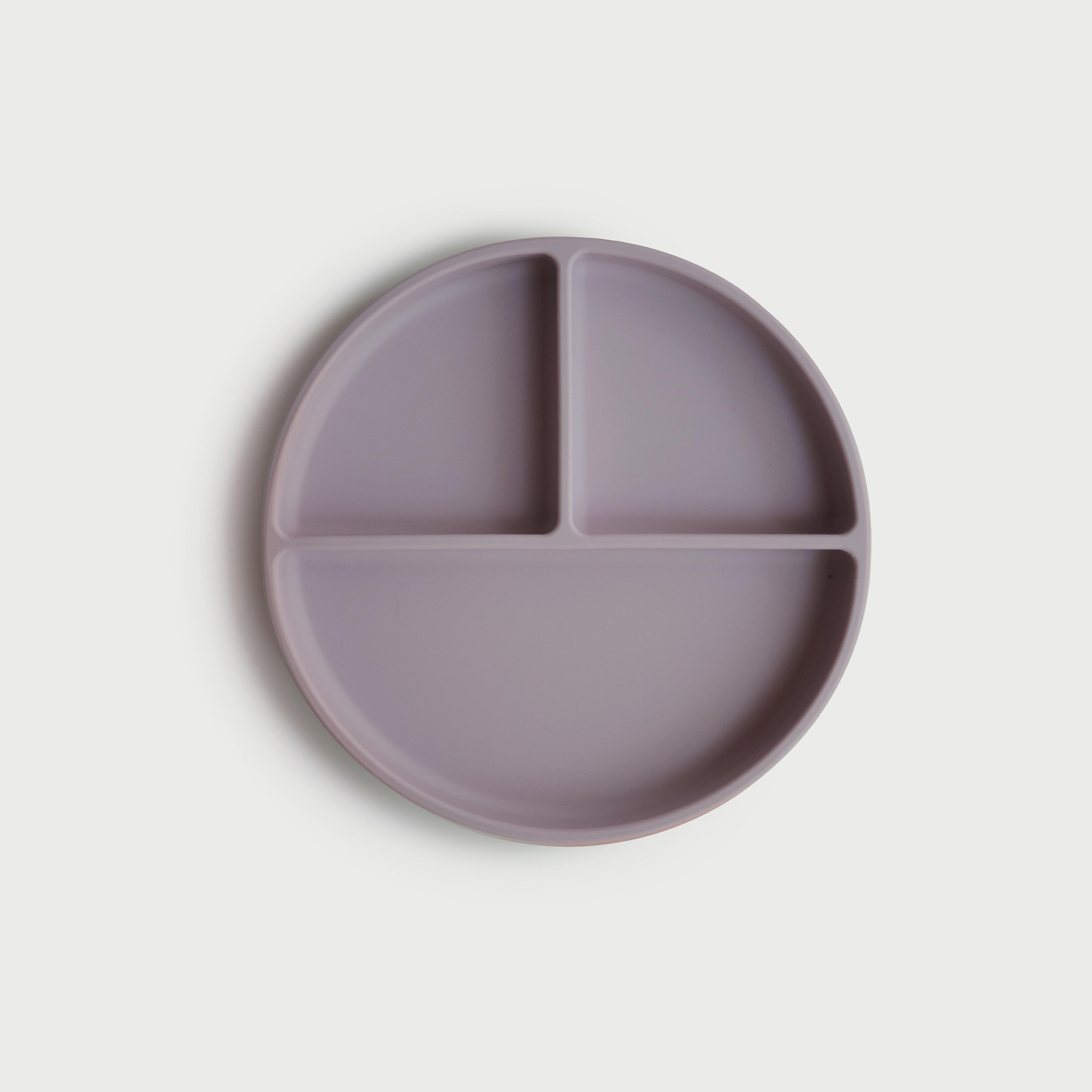 Mushie Silicone Plate Soft Lilac-baby-feeding-mealtimeessentials-image-1