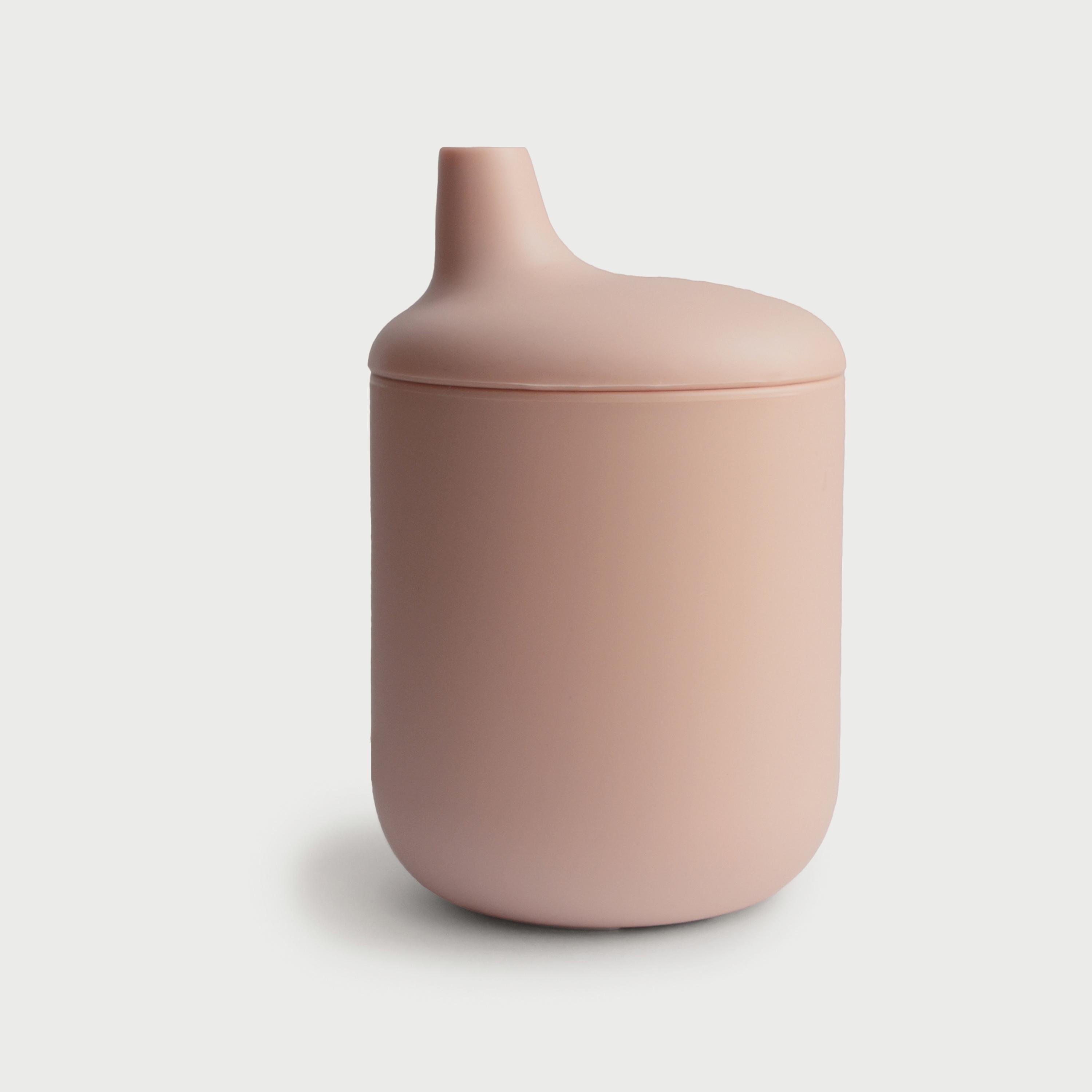 Mushie Silicone Sippy Cup Blush-baby-feeding-mealtimeessentials-image-1