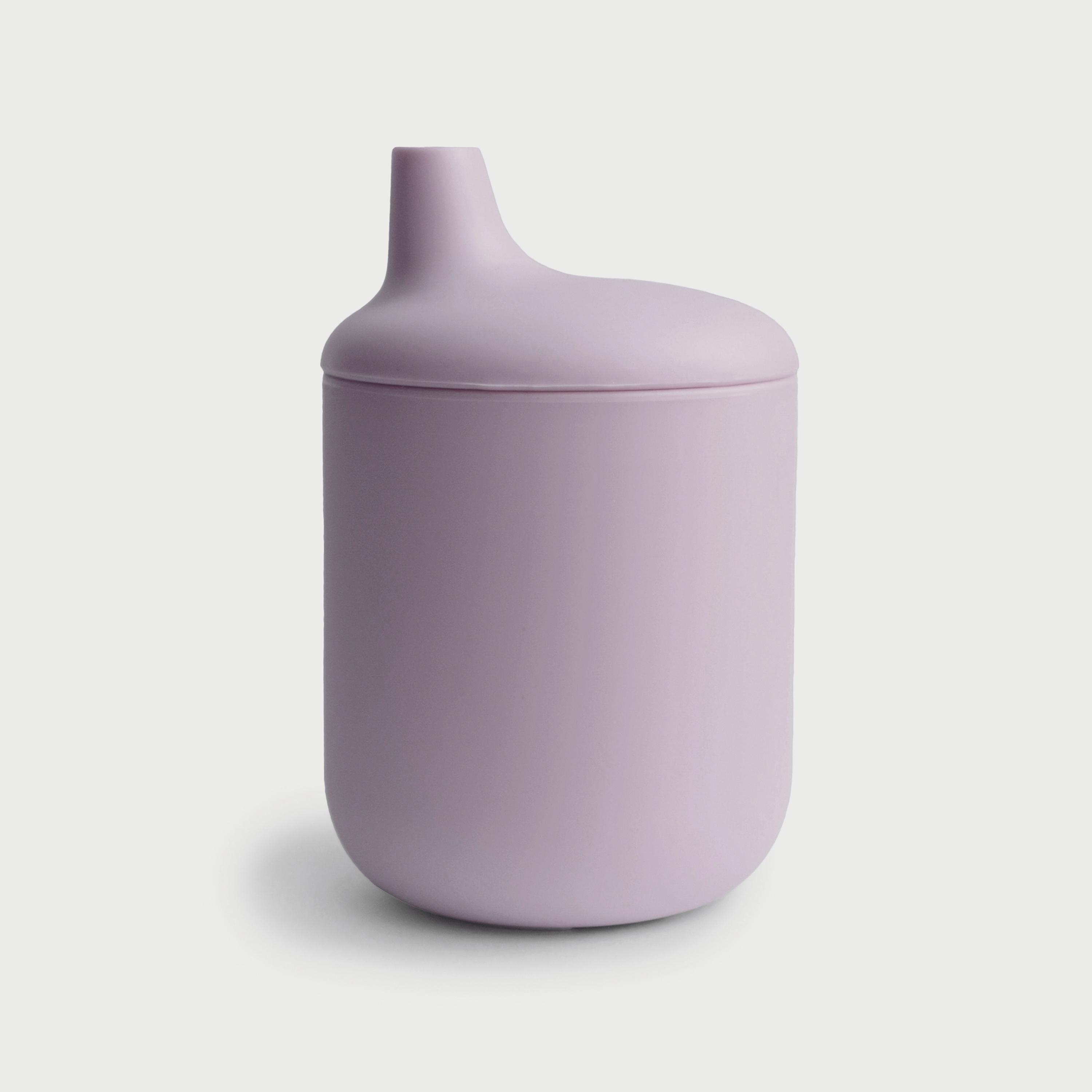 Mushie Silicone Sippy Cup Soft Lilac-baby-feeding-mealtimeessentials-image-1