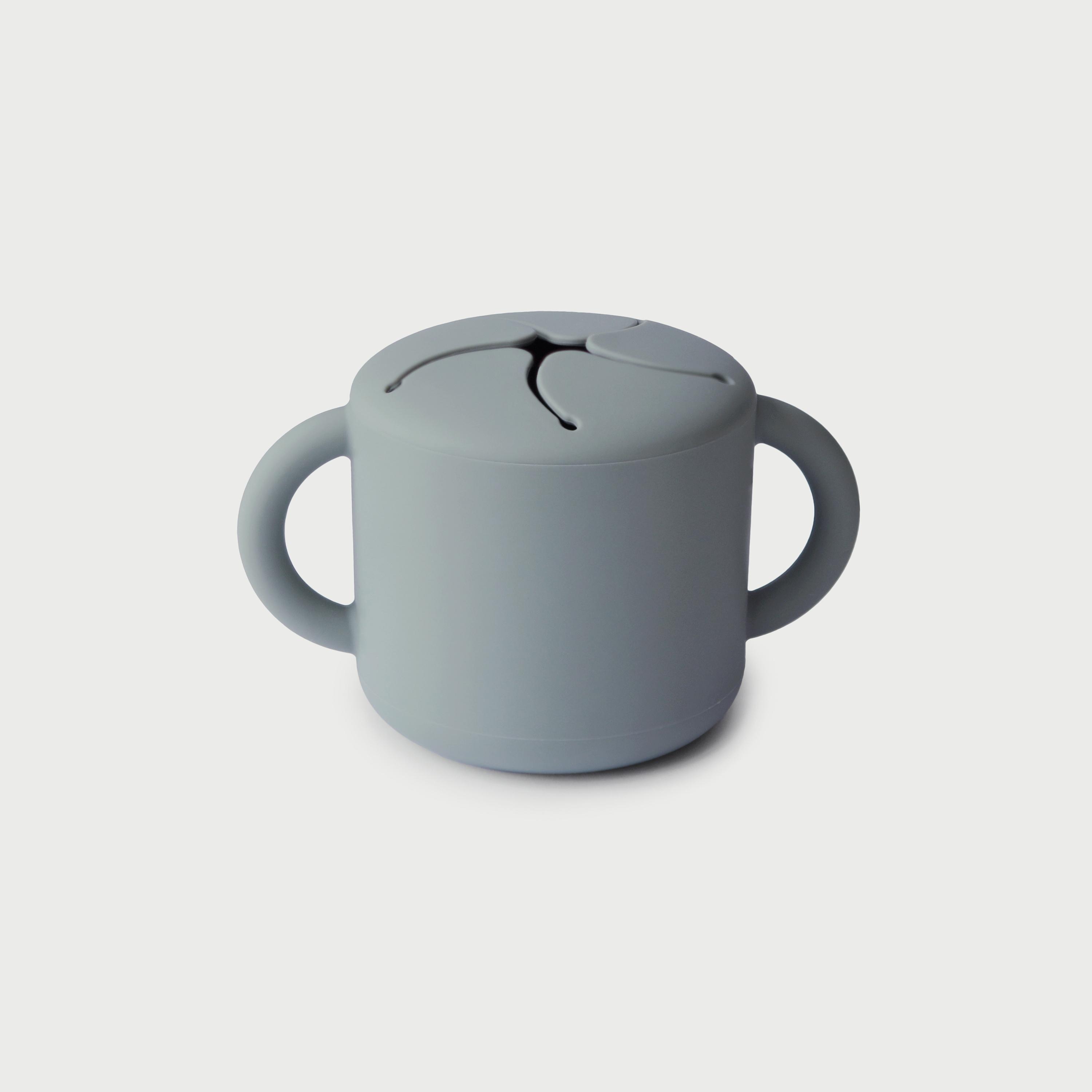 Mushie Snack Cup Stone-baby-feeding-mealtimeessentials-image-1