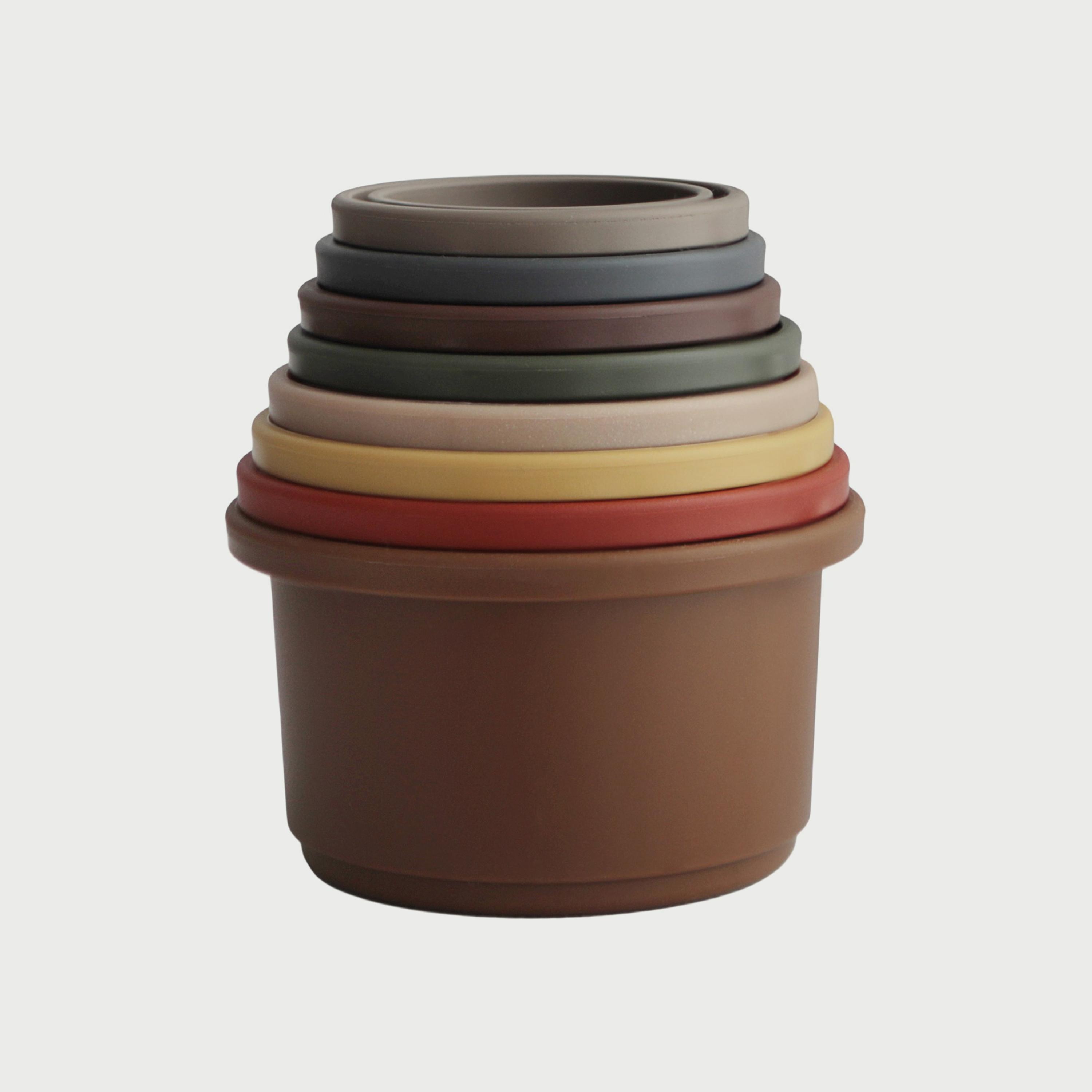 Mushie Stacking Cups Retro-toys-babyandtoddlertoys-stackingandnestingtoys-image-2