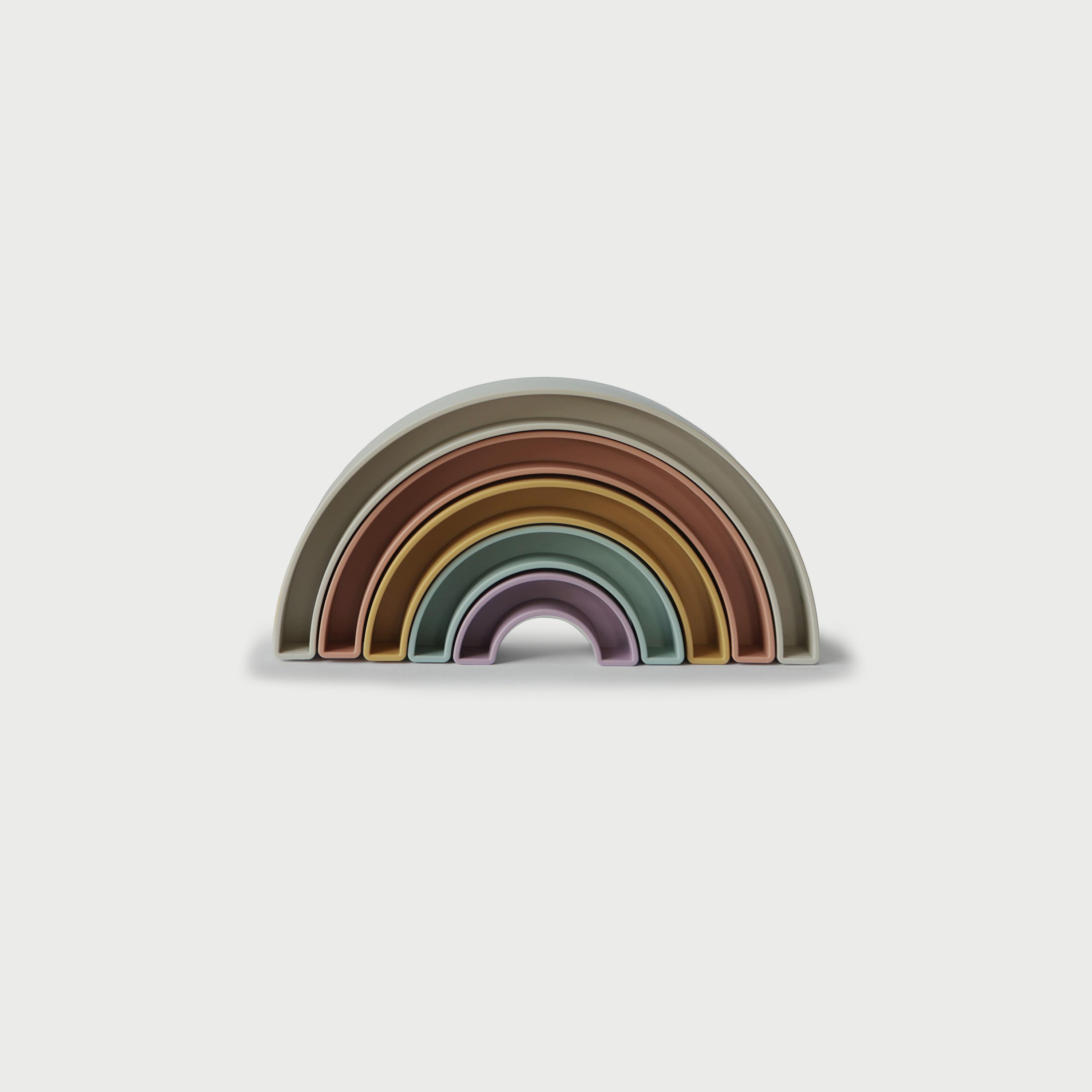 Mushie Stacking Rainbow Tropical-toys-babyandtoddlertoys-stackingandnestingtoys-image-1