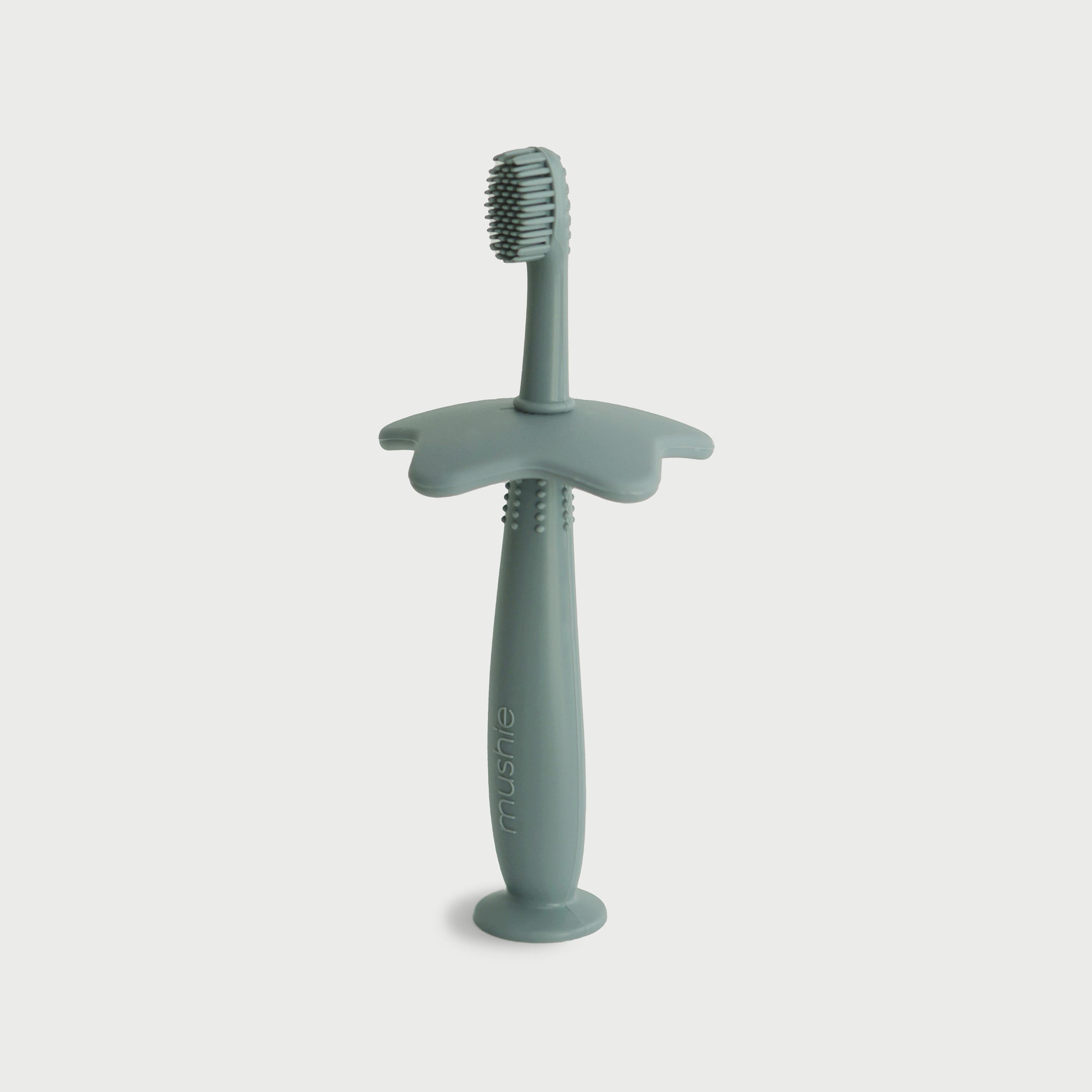 Mushie Star Training Toothbrush Cambridge Blue-baby-bathandcare-oralcare-image-1