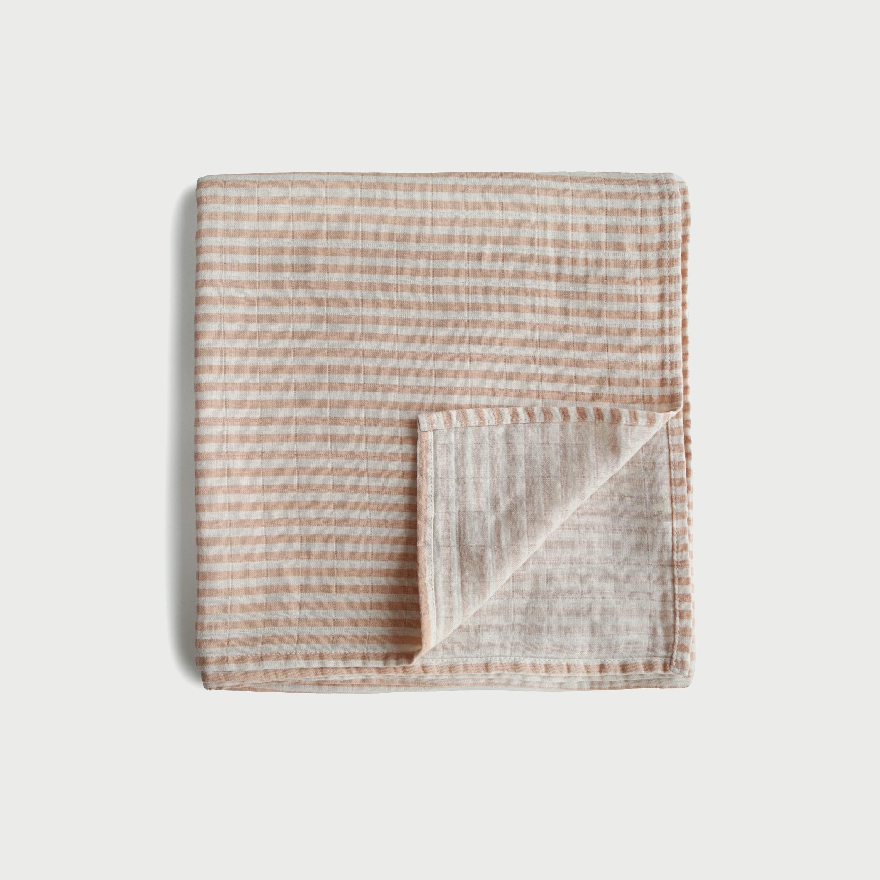 Mushie Swaddle Natural Stripe-baby-nursery-blanketsandswaddles-swaddlesandsleepingbags-image-1