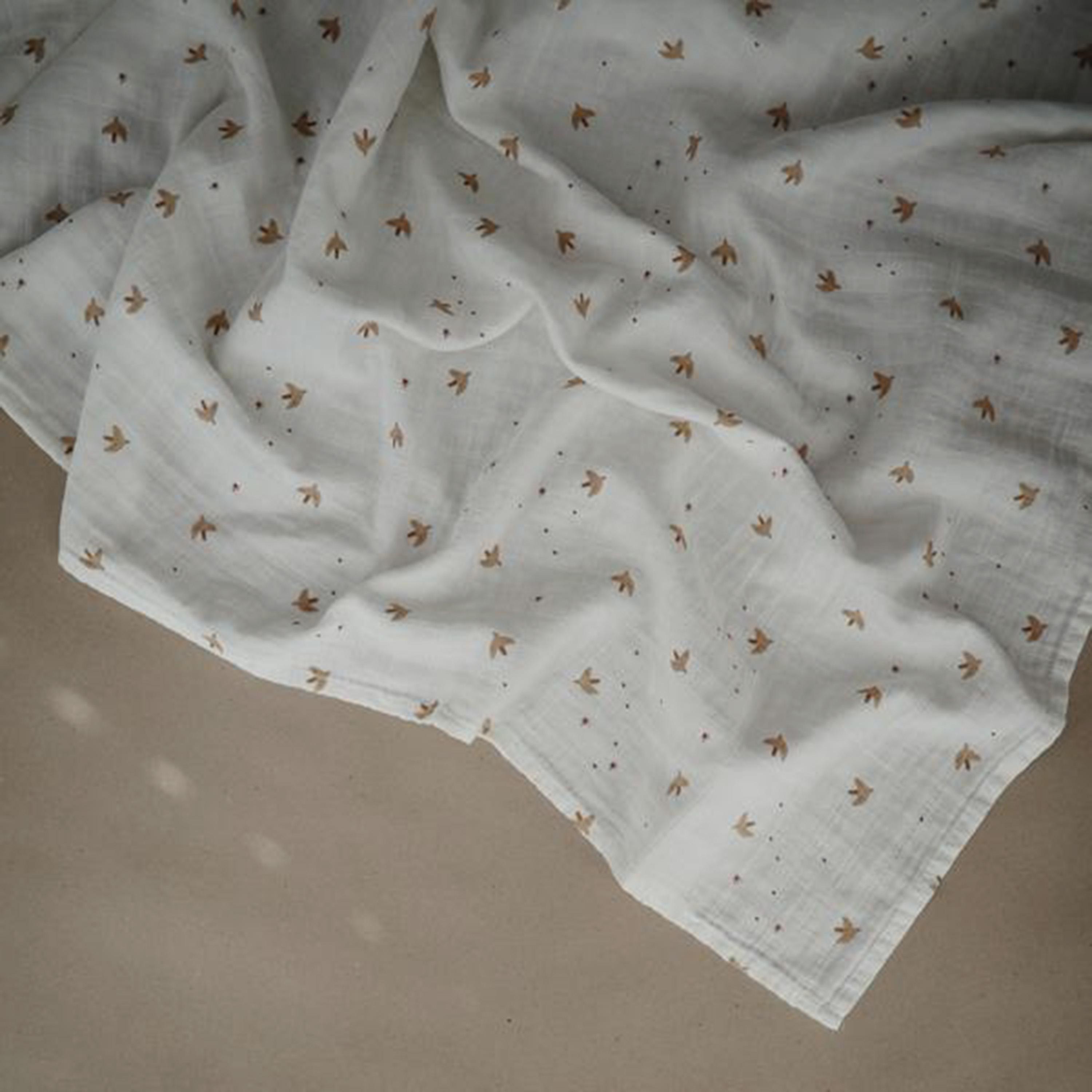 Mushie Swaddle Sparrow-baby-nursery-blanketsandswaddles-swaddlesandsleepingbags-image-1
