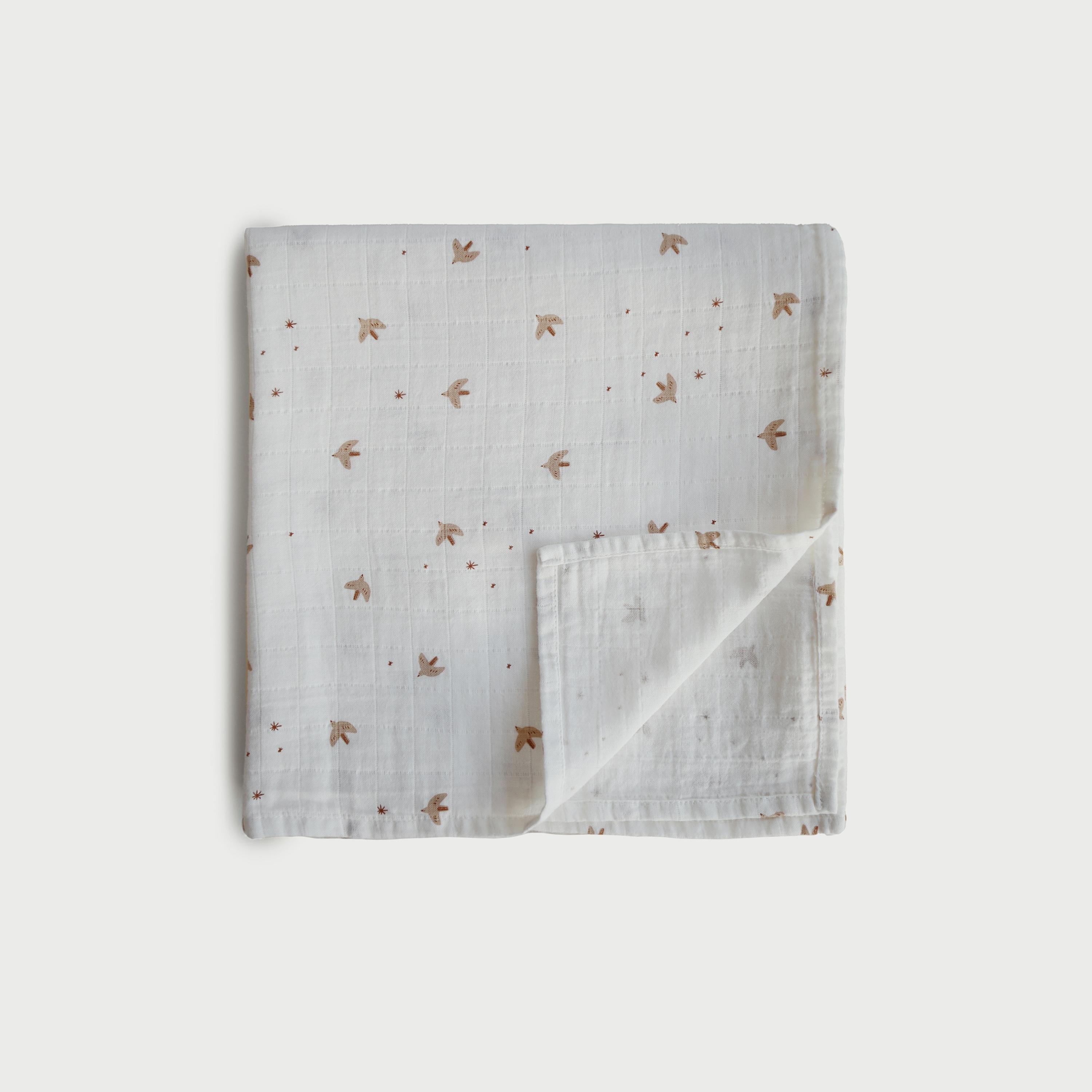 Mushie Swaddle Sparrow-baby-nursery-blanketsandswaddles-swaddlesandsleepingbags-image-2