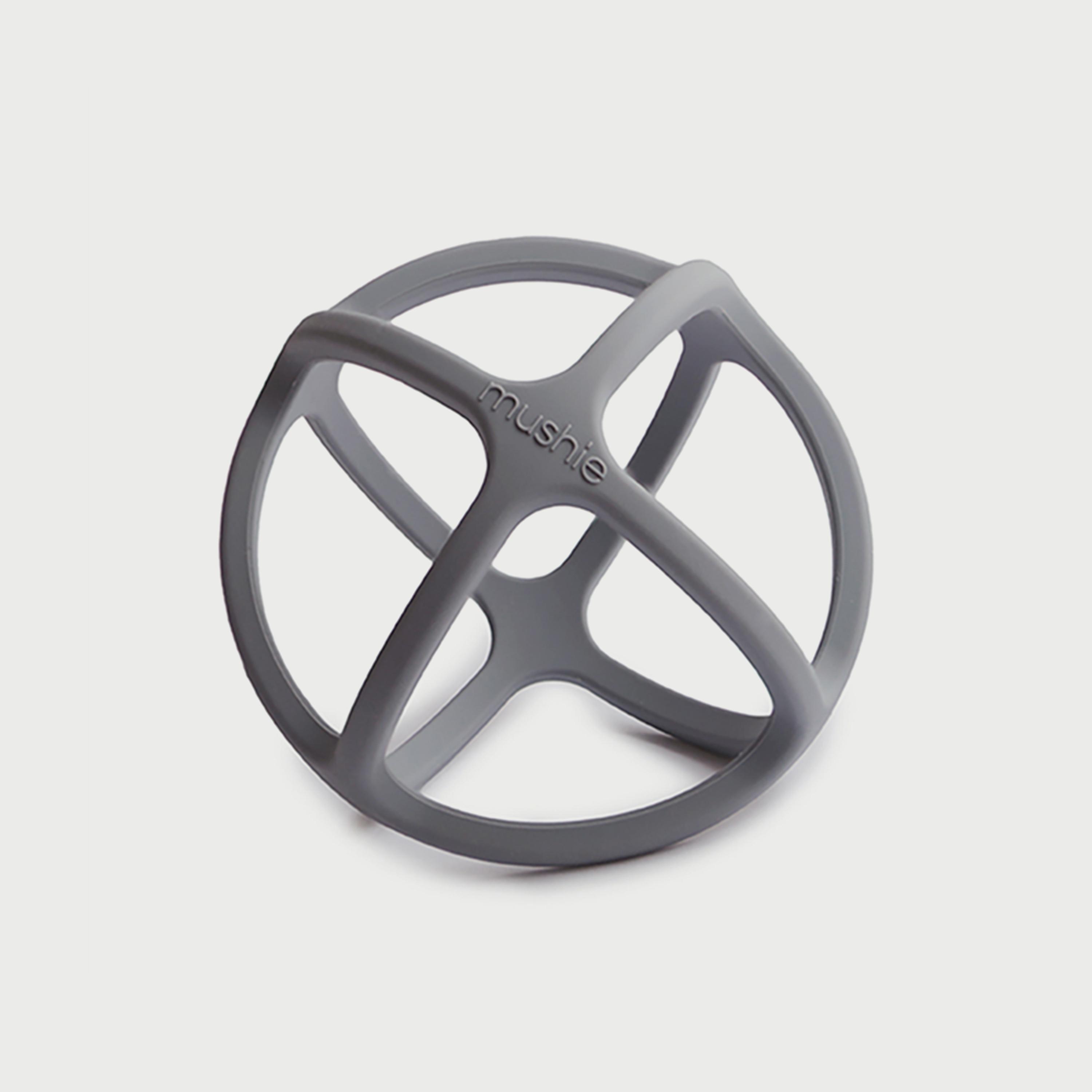Mushie Teether Ball Dove Grey-baby-feeding-teethers-image-2