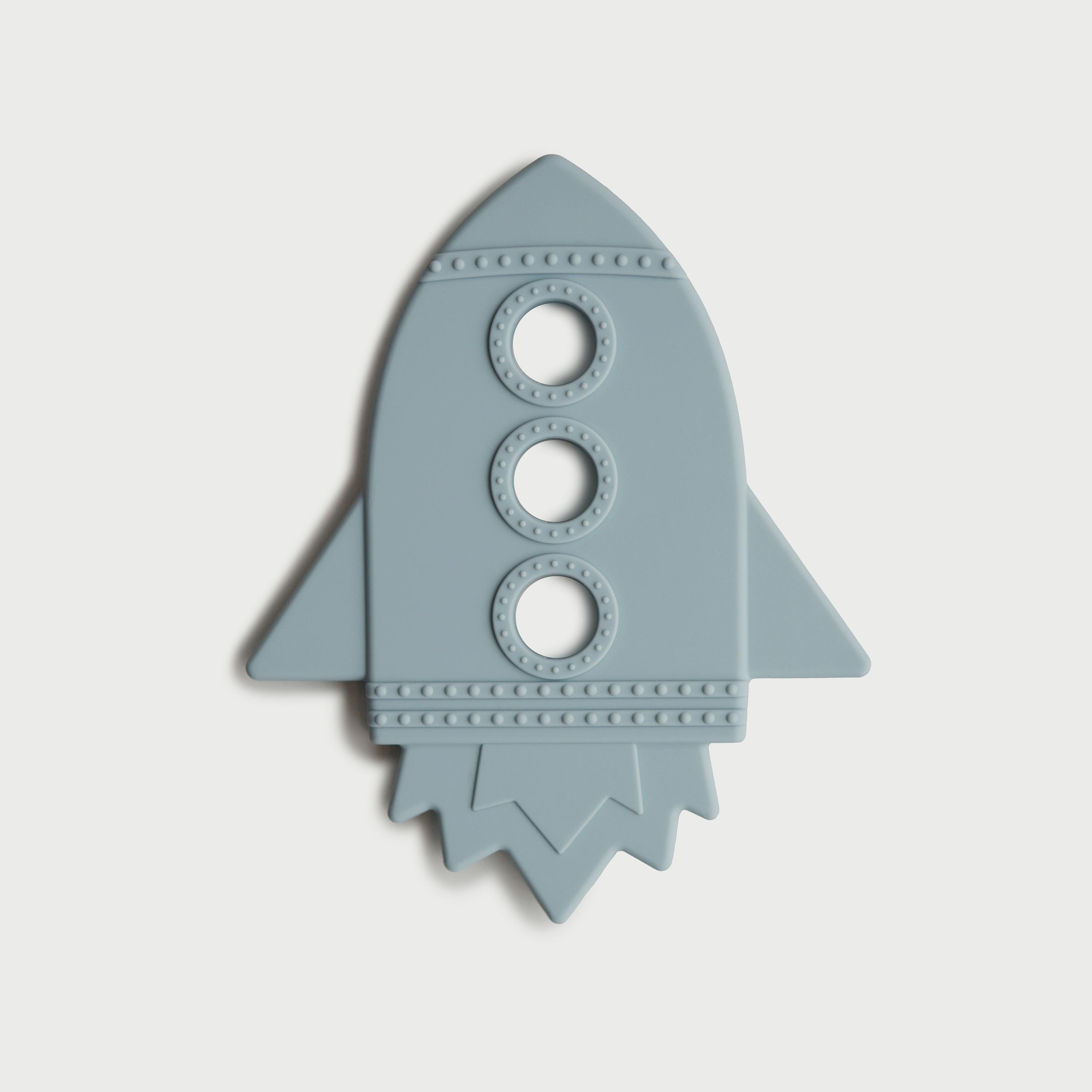 Mushie Teether Rocket Cloud-baby-feeding-teethers-image-1