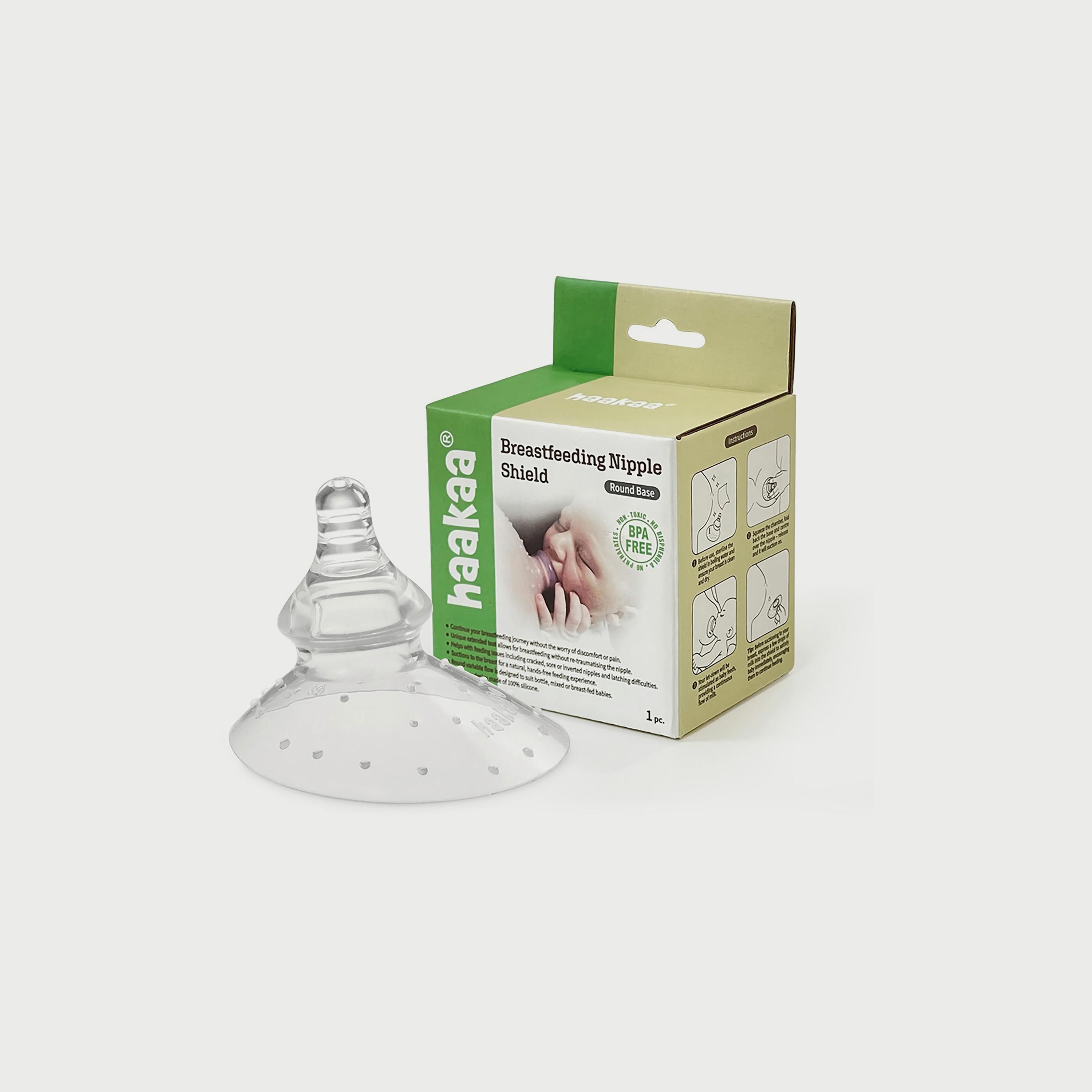 Haakaa Breast Feeding Nipple Shield, Round-baby-feeding-breastfeedingandcare-image-1