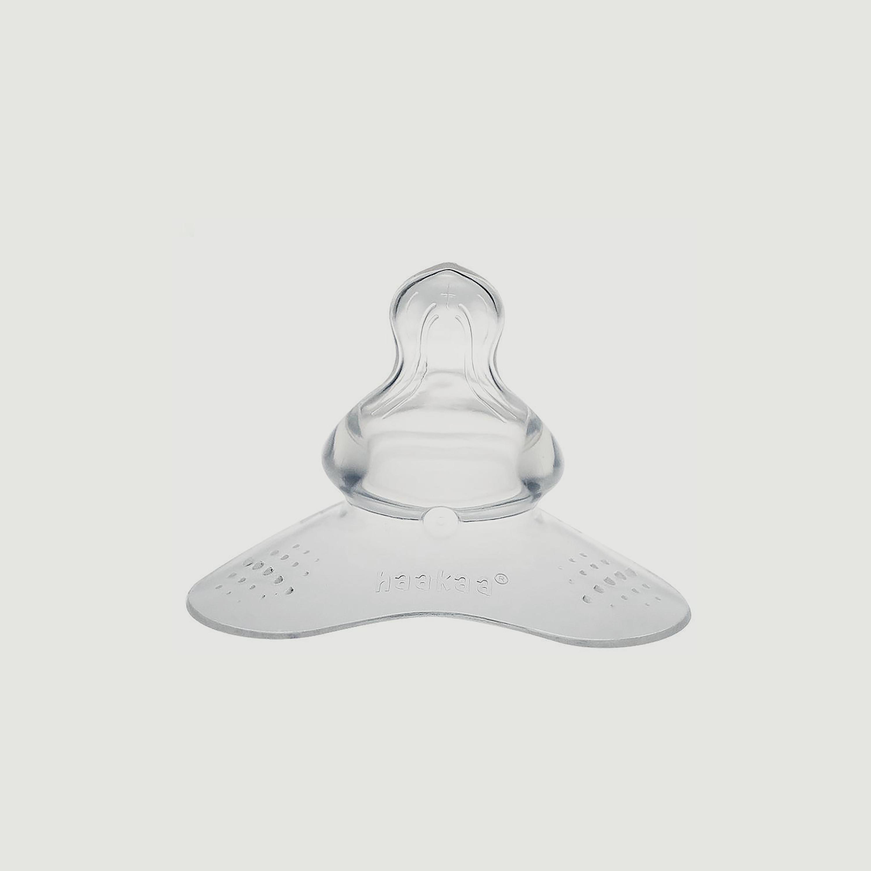 Haakaa Breastfeeding Nipple Shield – Orthodontic Teat (Triangle Base)-baby-feeding-breastfeedingandcare-image-1