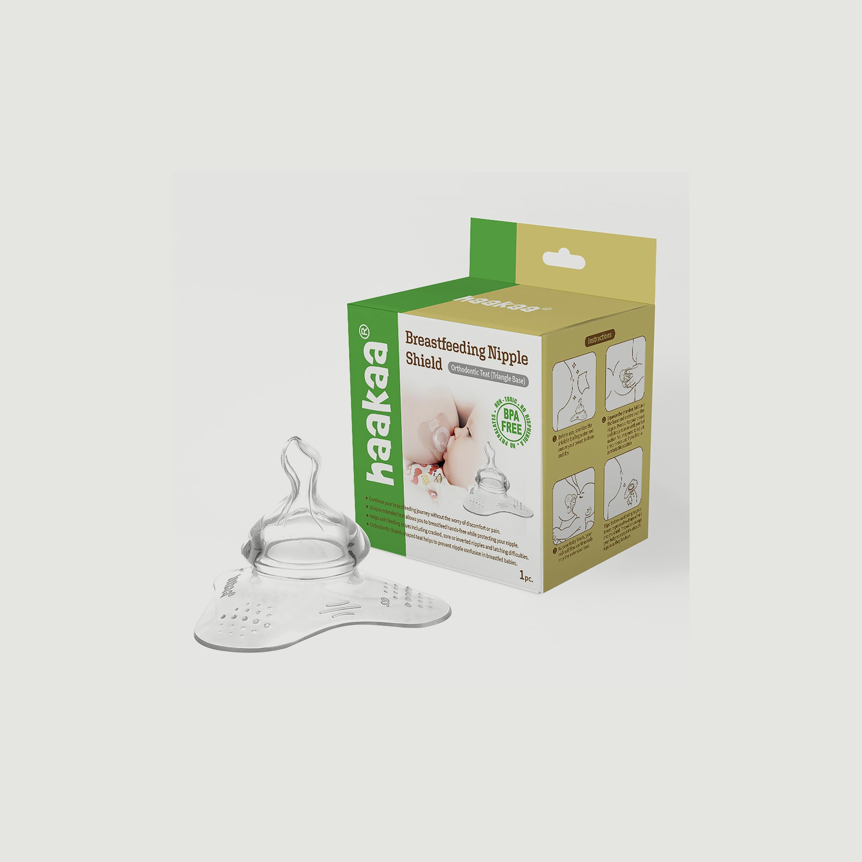 Haakaa Breastfeeding Nipple Shield – Orthodontic Teat (Triangle Base)-baby-feeding-breastfeedingandcare-image-4