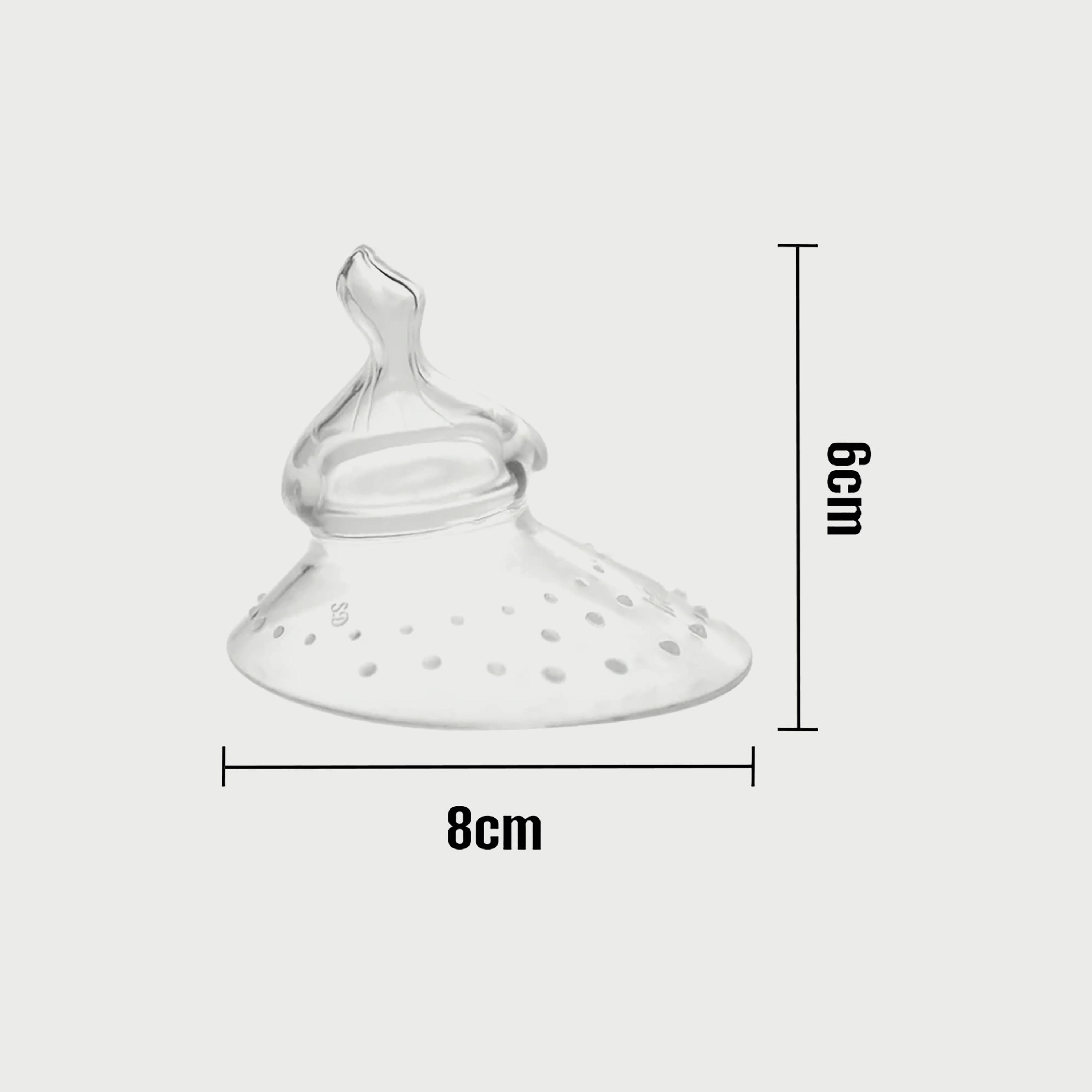 Haakaa Breastfeeding Nipple Shield – Orthodontic Teat (Round Base)-baby-feeding-breastfeedingandcare-image-5