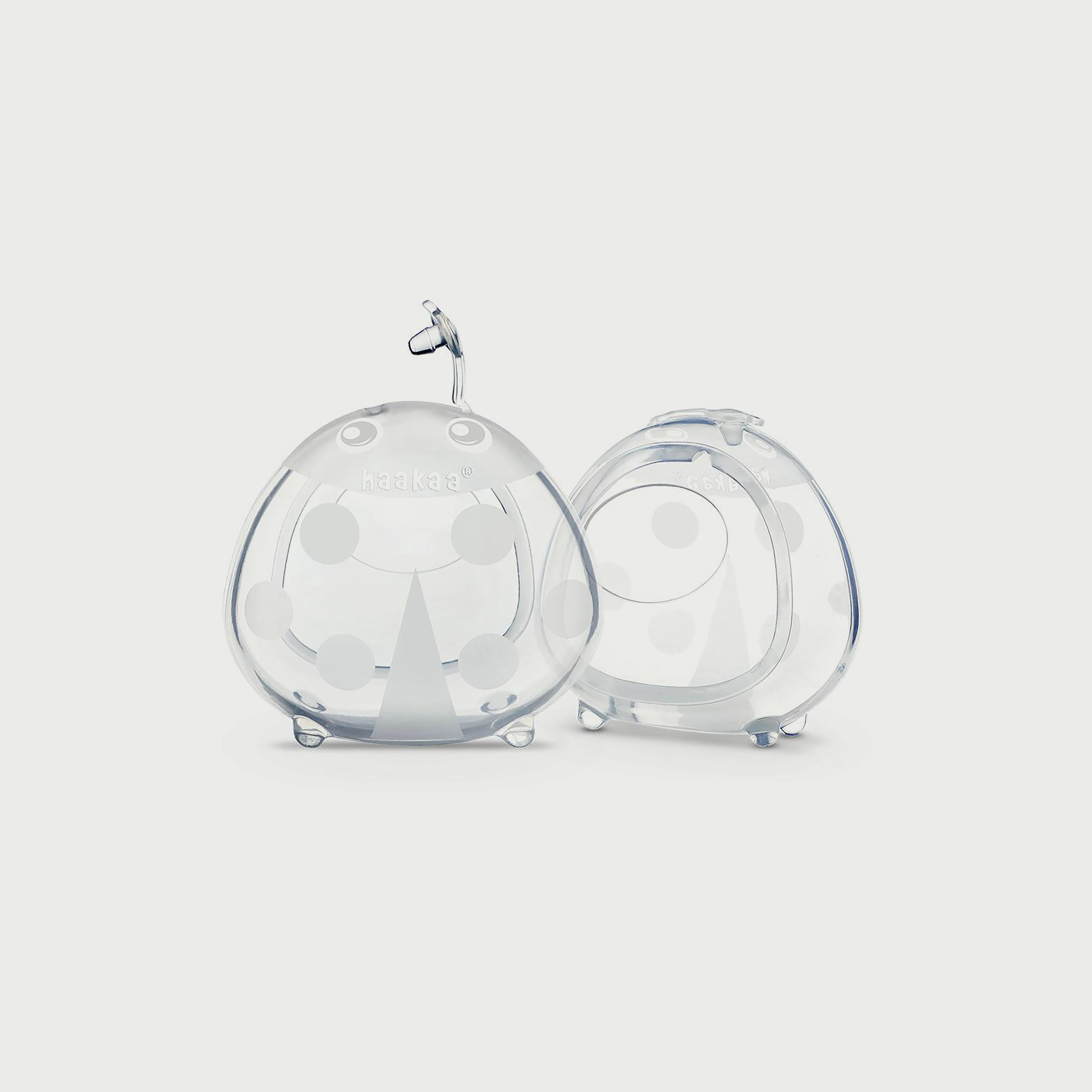 Haakaa 2-Piece Silicone Ladybug Milk Collector and Storage Bag, 75 ml x 2-baby-feeding-breastfeedingandcare-image-2