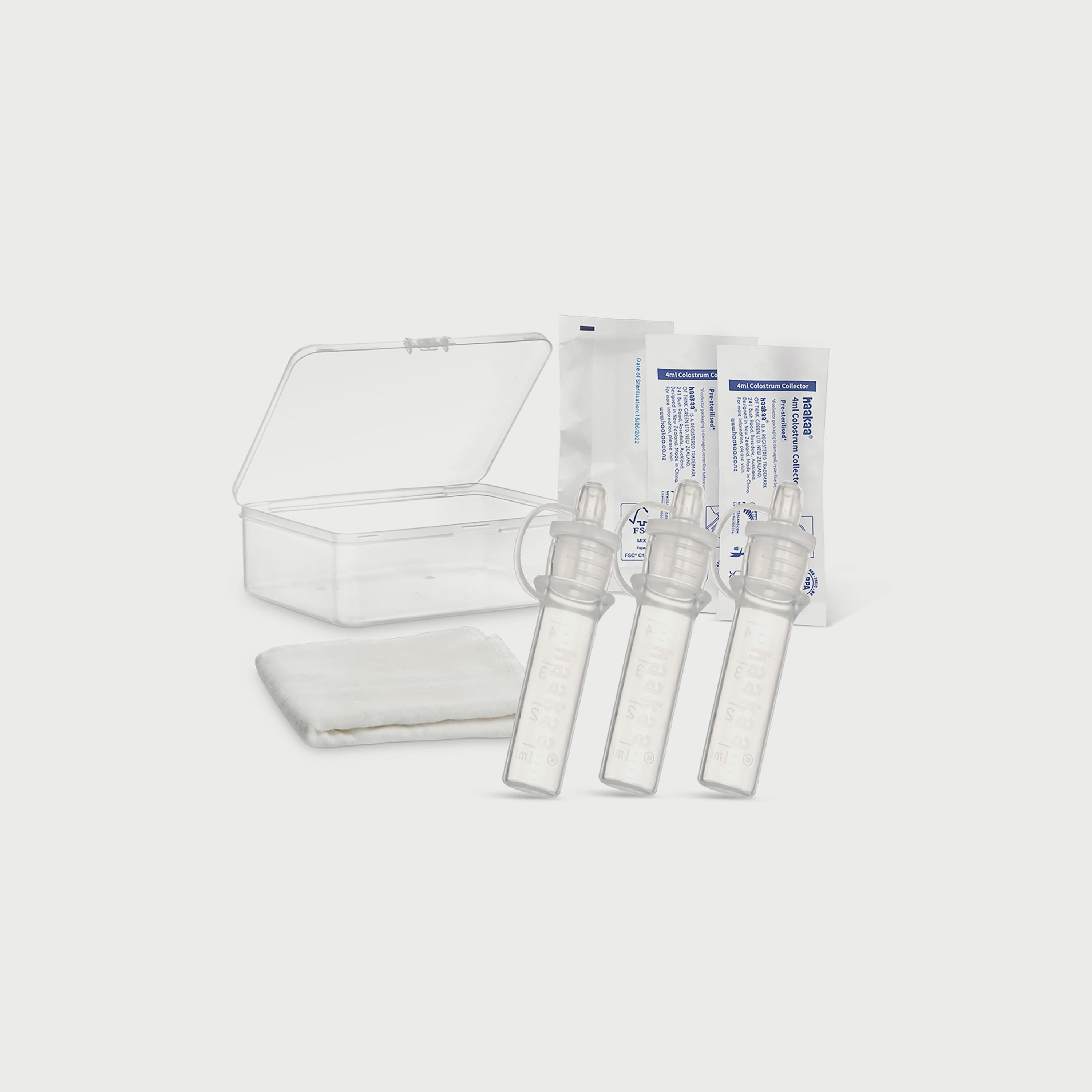Haakaa Silicone Colostrum Collector Set-baby-feeding-breastfeedingandcare-image-1