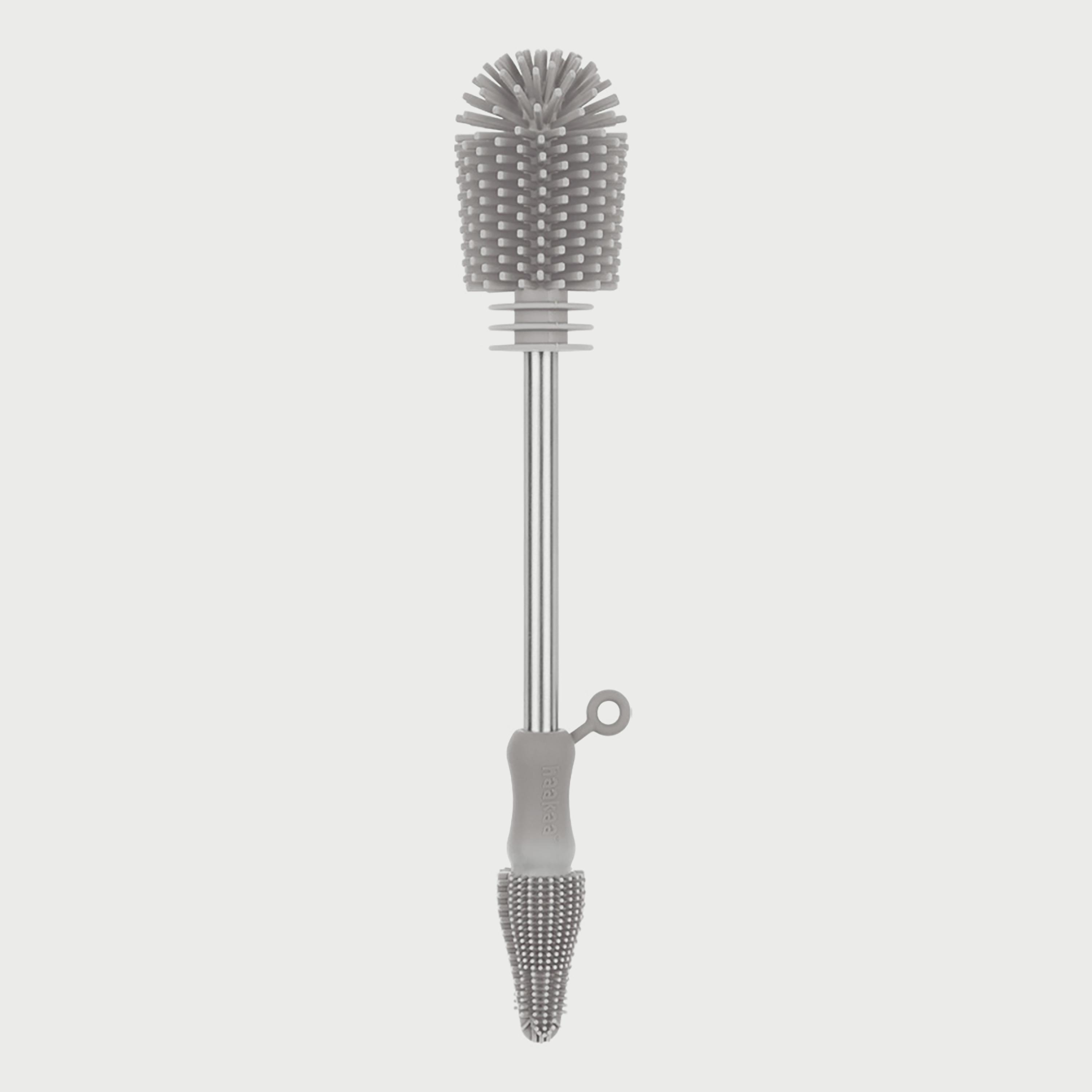 Haakaa Silicone DoubleEnded Bottle Brush, Suva Grey-baby-feeding-accessories-image-1