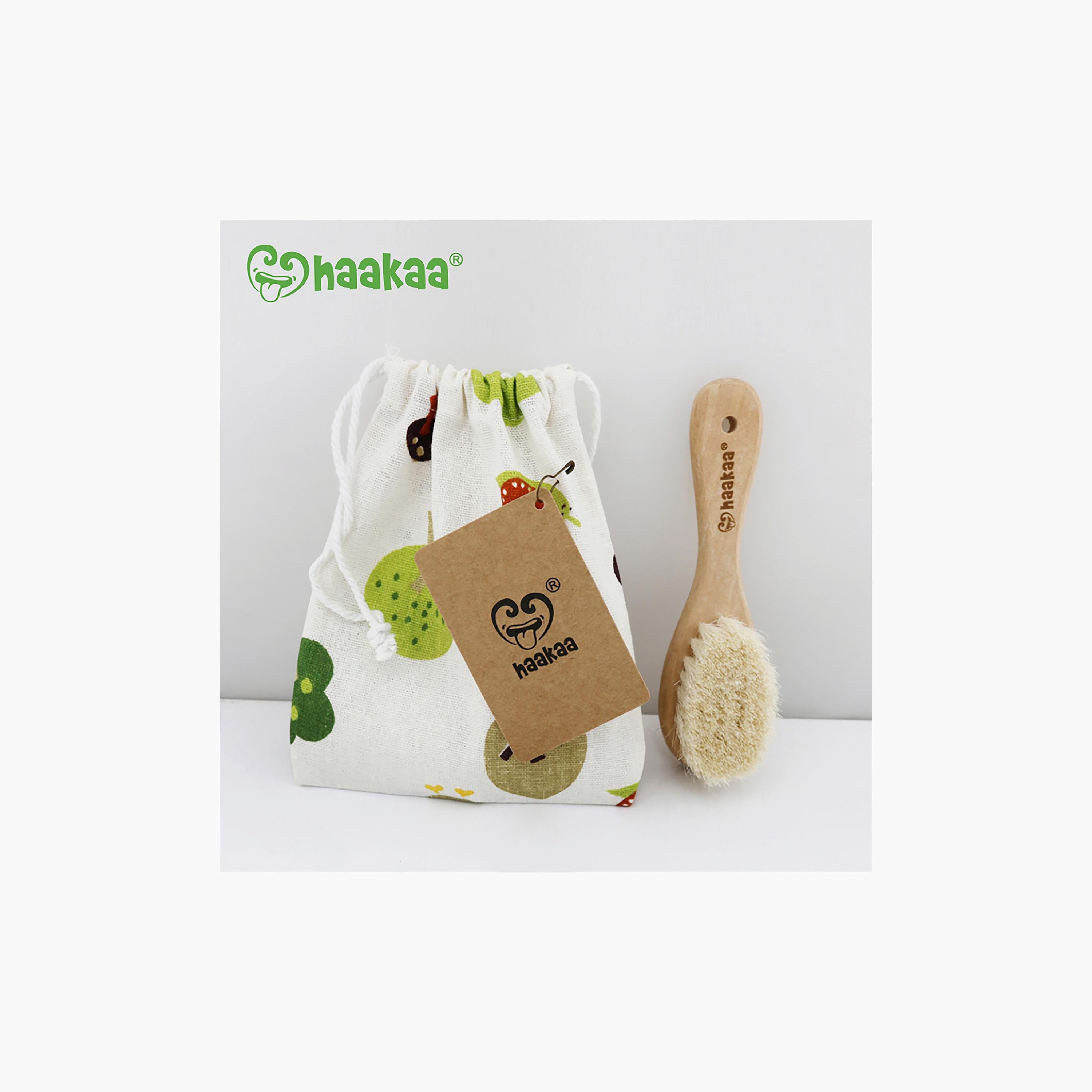 Haakaa Goat Baby Brush & Comb Set-baby-bathandcare-hairbodyskincare-image-3