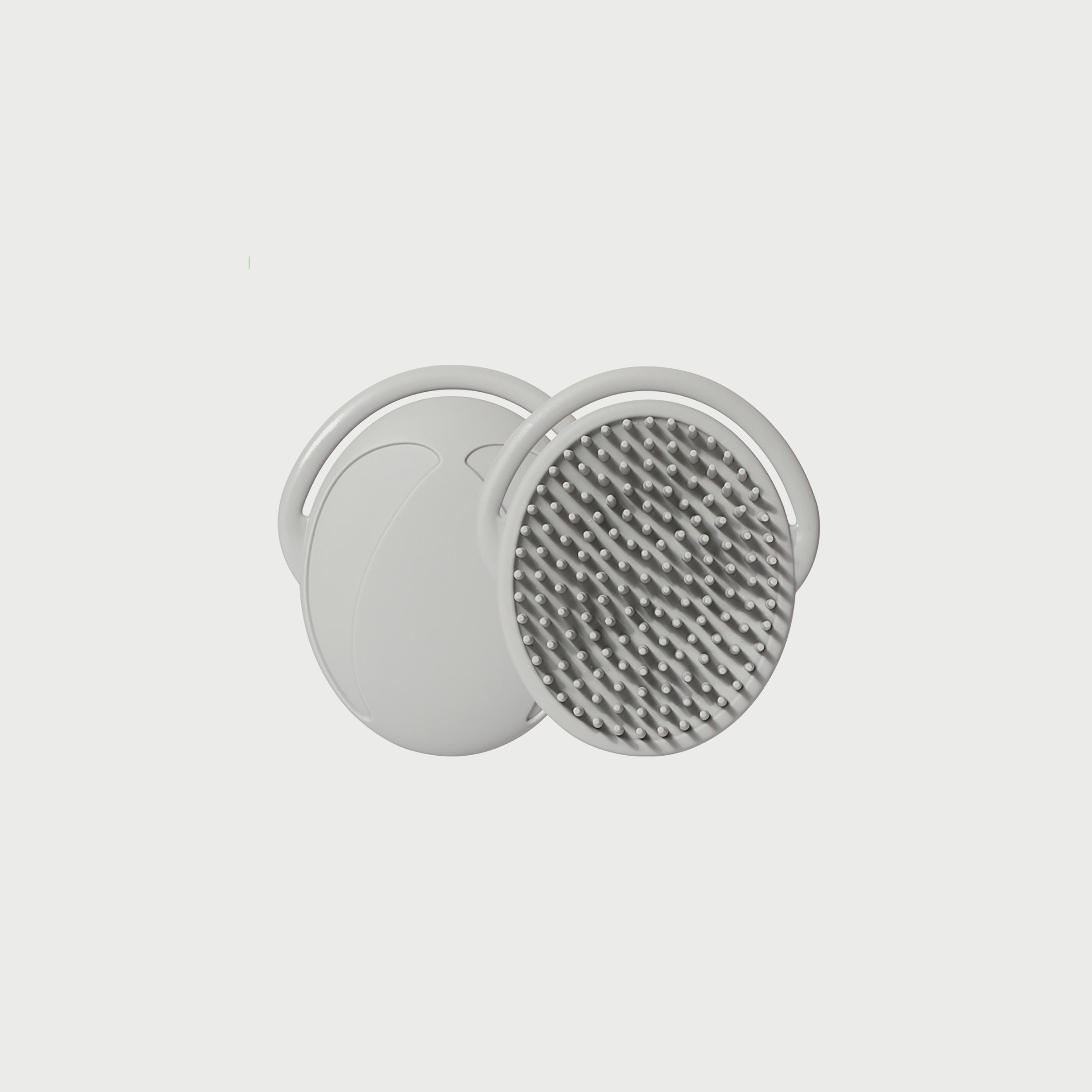 Haakaa Silicone Shampoo Brush, Grey-baby-bathandcare-hairbodyskincare-image-1