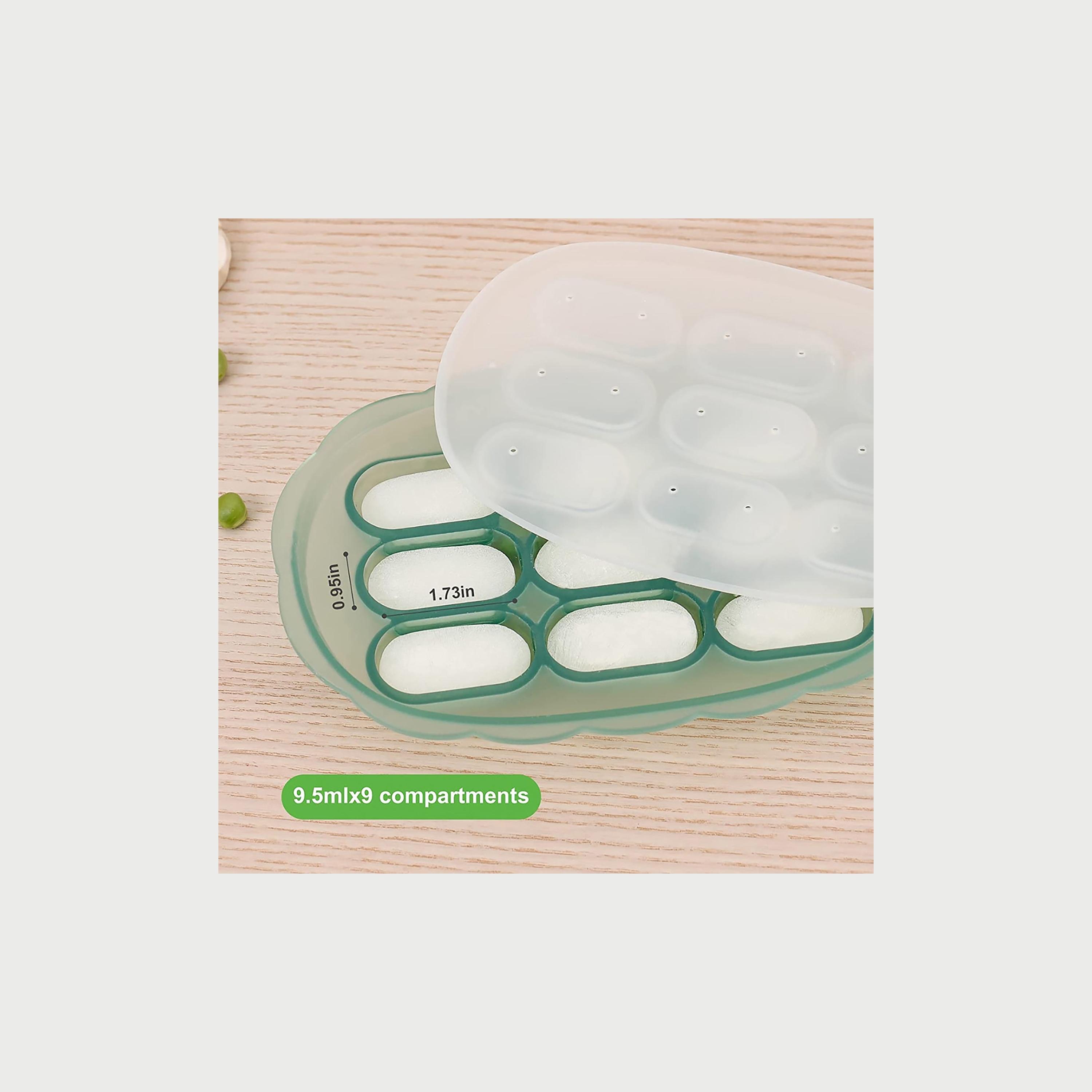 Haakaa Silicone Pineapple Nibble Tray, Pea Green-baby-feeding-mealtimeessentials-image-5