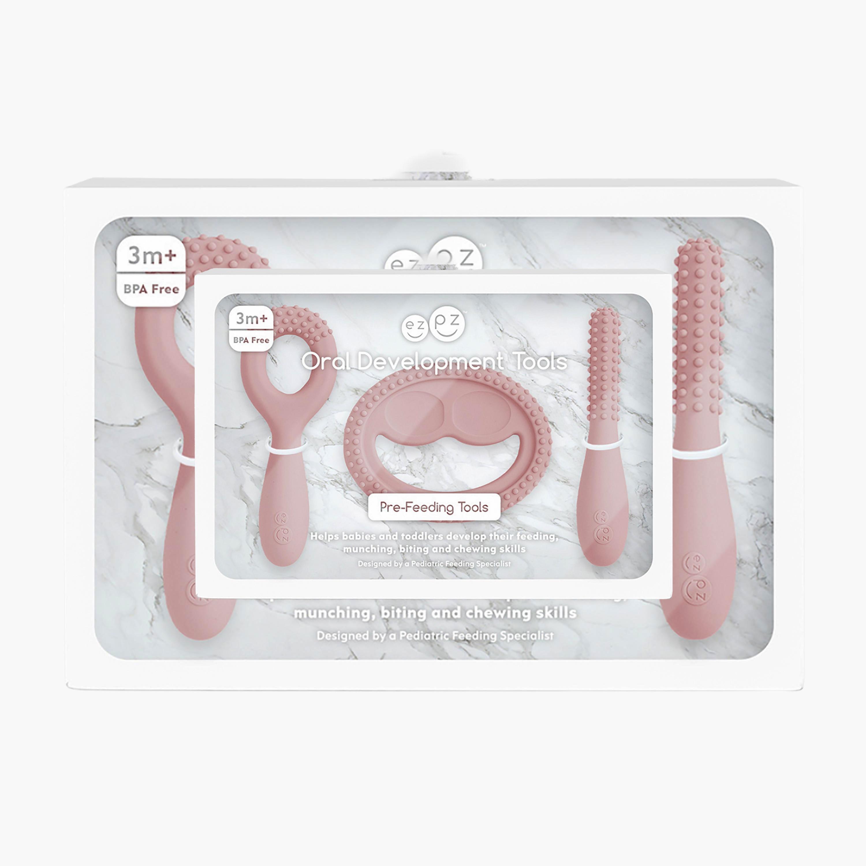 أدوات تطوير الفم للأطفال من إيزي بيزي، أحمر-baby-feeding-mealtimeessentials-image-6