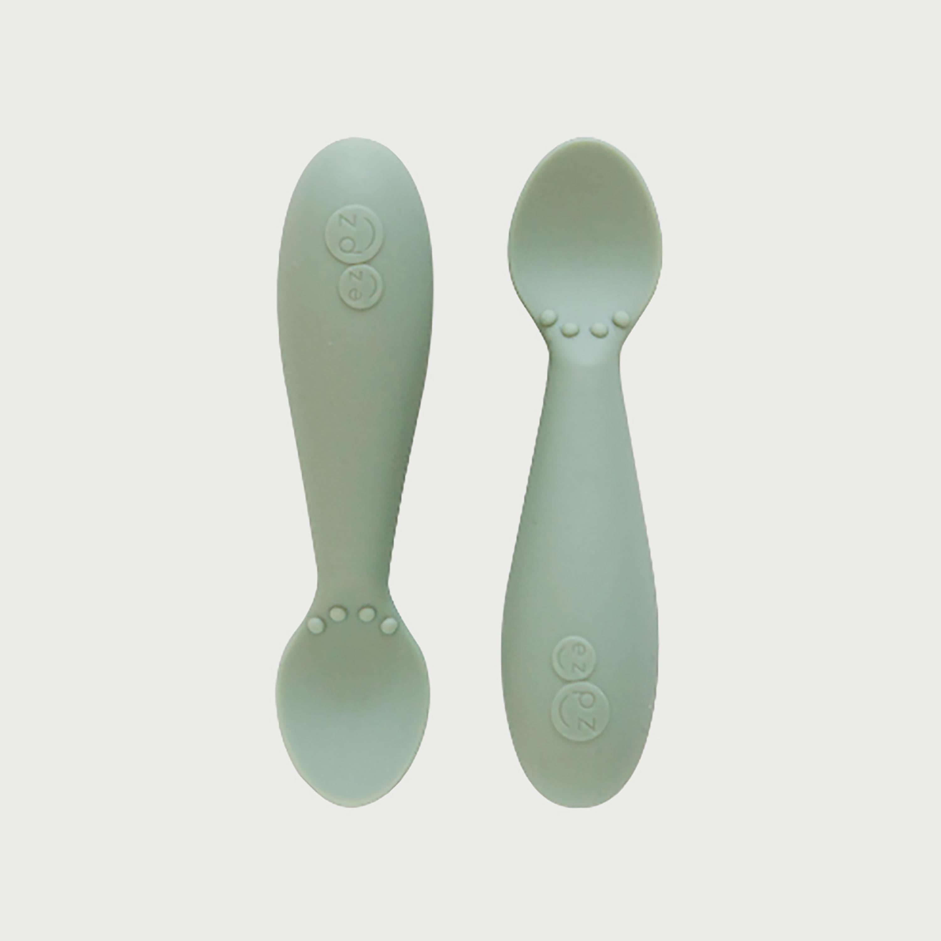 ezpz 2-Piece Tiny Spoon Set, Sage-baby-feeding-mealtimeessentials-image-1