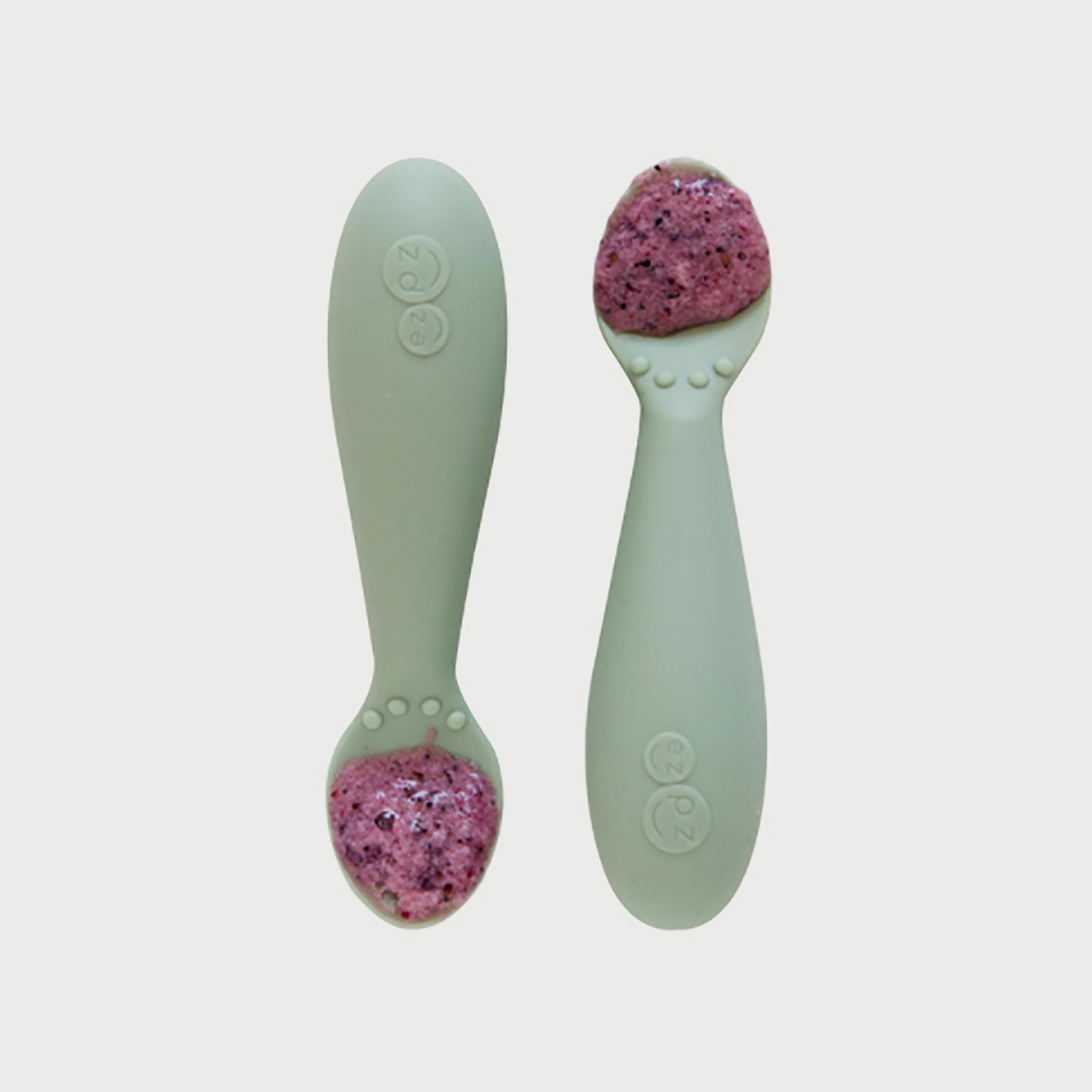 ezpz 2-Piece Tiny Spoon Set, Sage-baby-feeding-mealtimeessentials-image-2