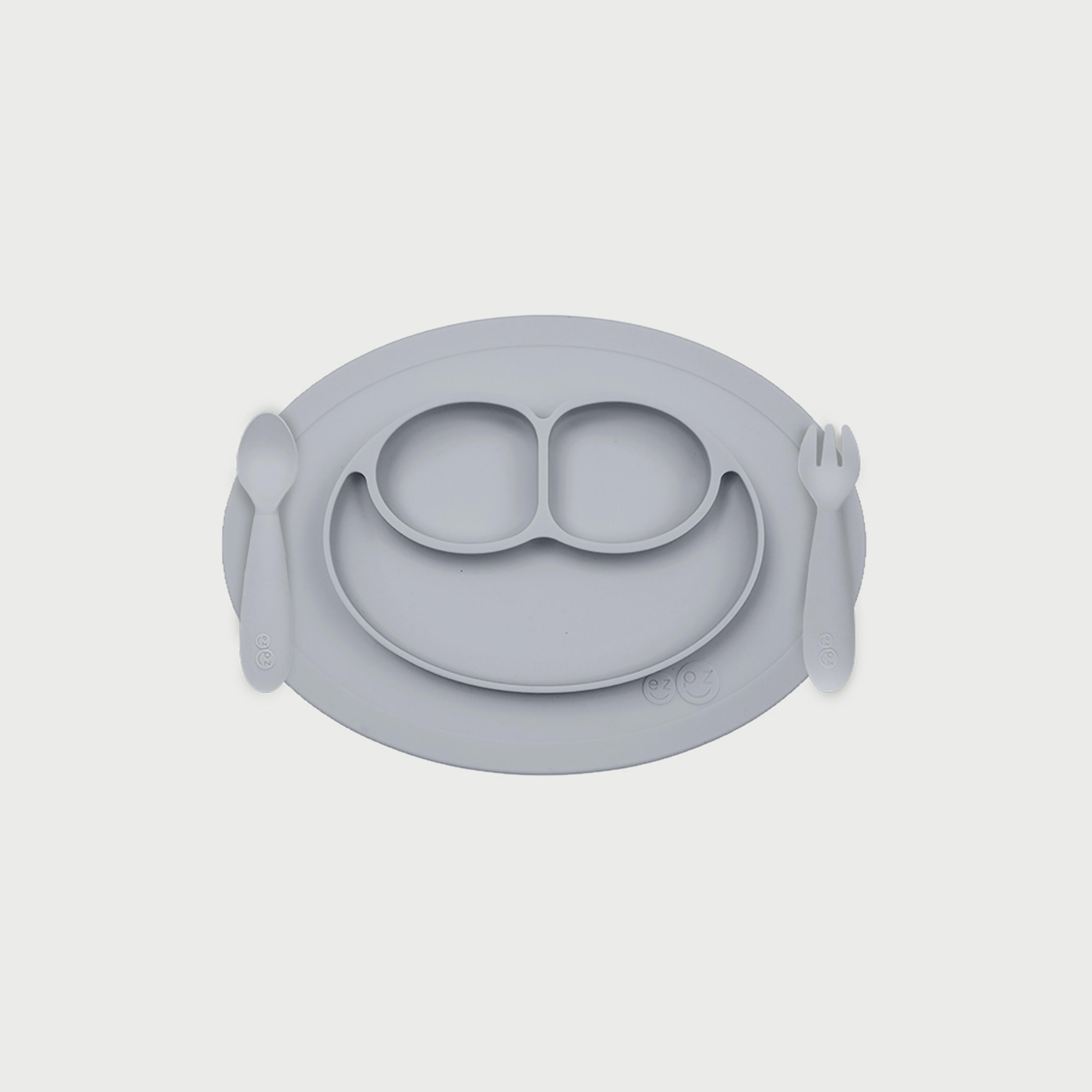 ezpz Mini Feeding Set, Pewter-baby-feeding-mealtimeessentials-image-3