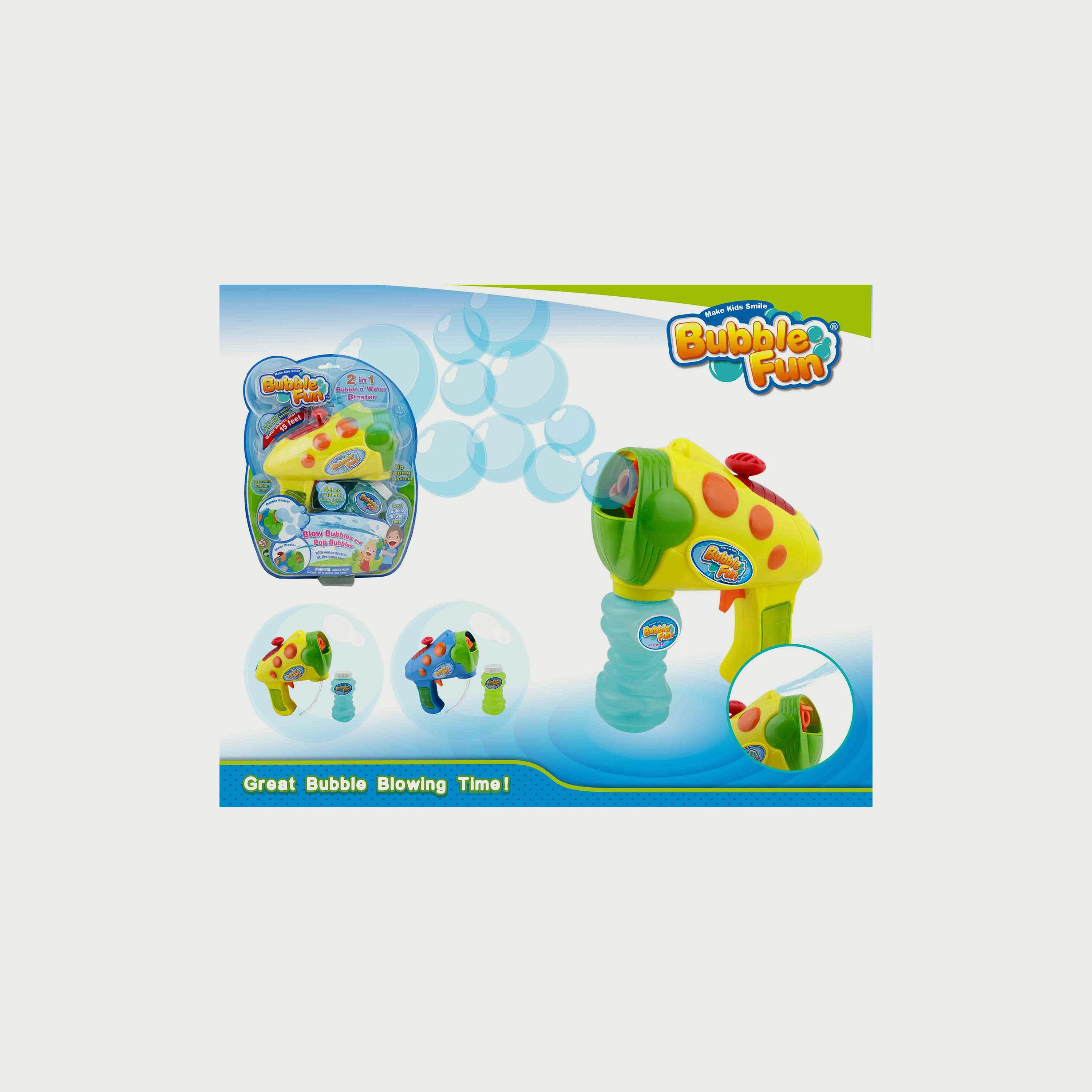 Power Joy Bubble Gun Water Squirting 2 In 1-toys-outdoor-poolandbeach-waterandbubbleguns-image-1