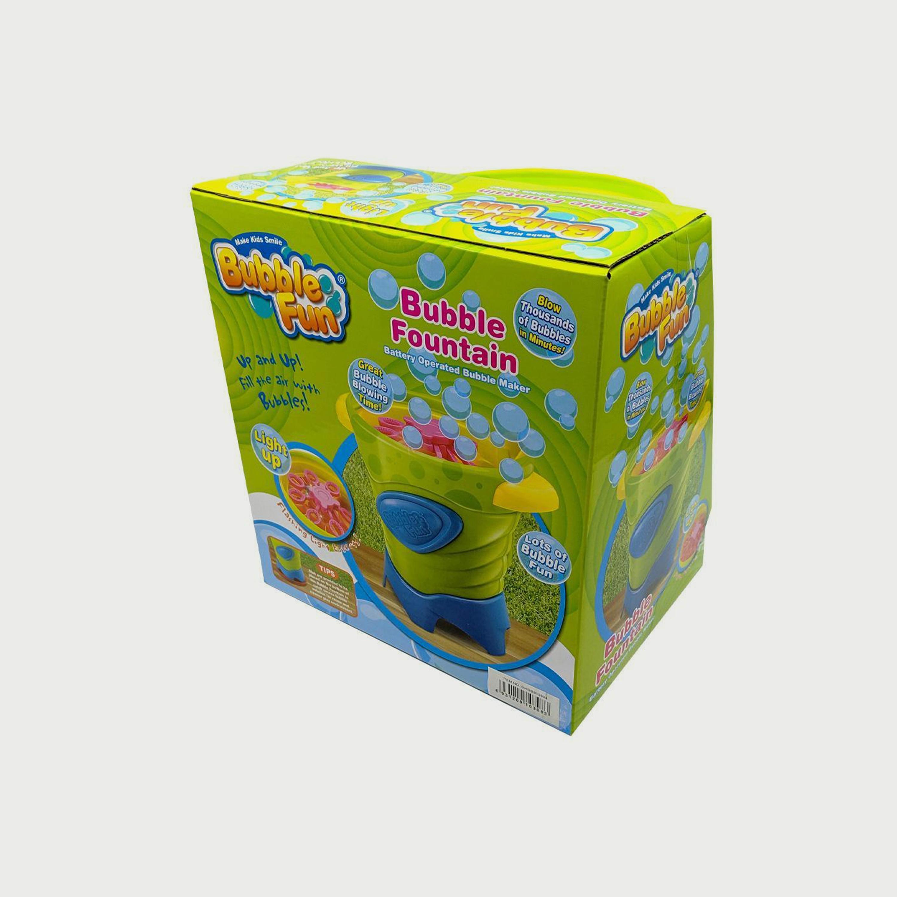 Power Joy Bubble Fun Bubble Fountain Lights Up With 4oz Bubble Solution, Battery Operated-toys-outdoor-poolandbeach-waterandbubbleguns-image-4