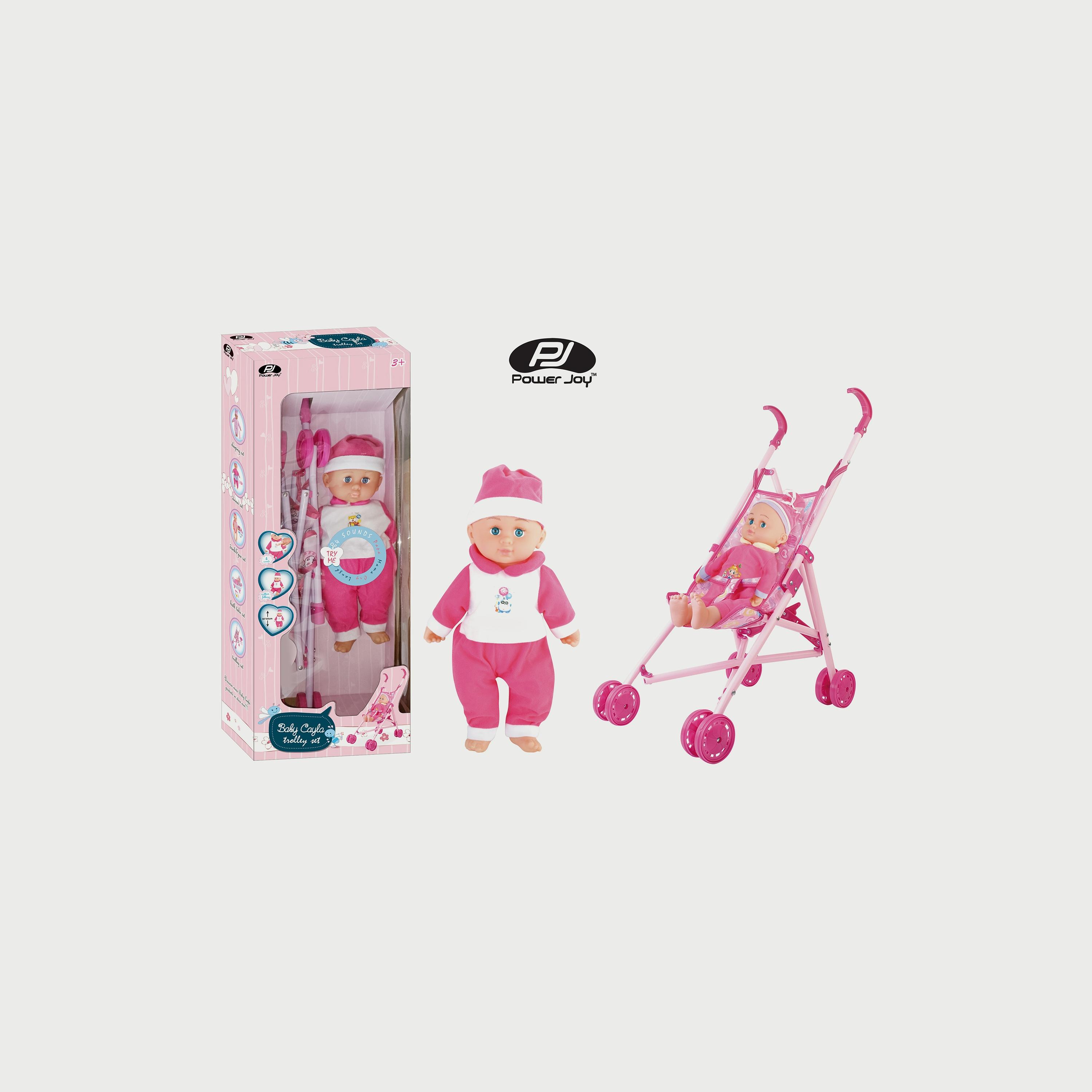 Power Joy Baby Cayla Trolley With Doll 40cm-toys-dollsandplaysets-dollplaysets-image-3