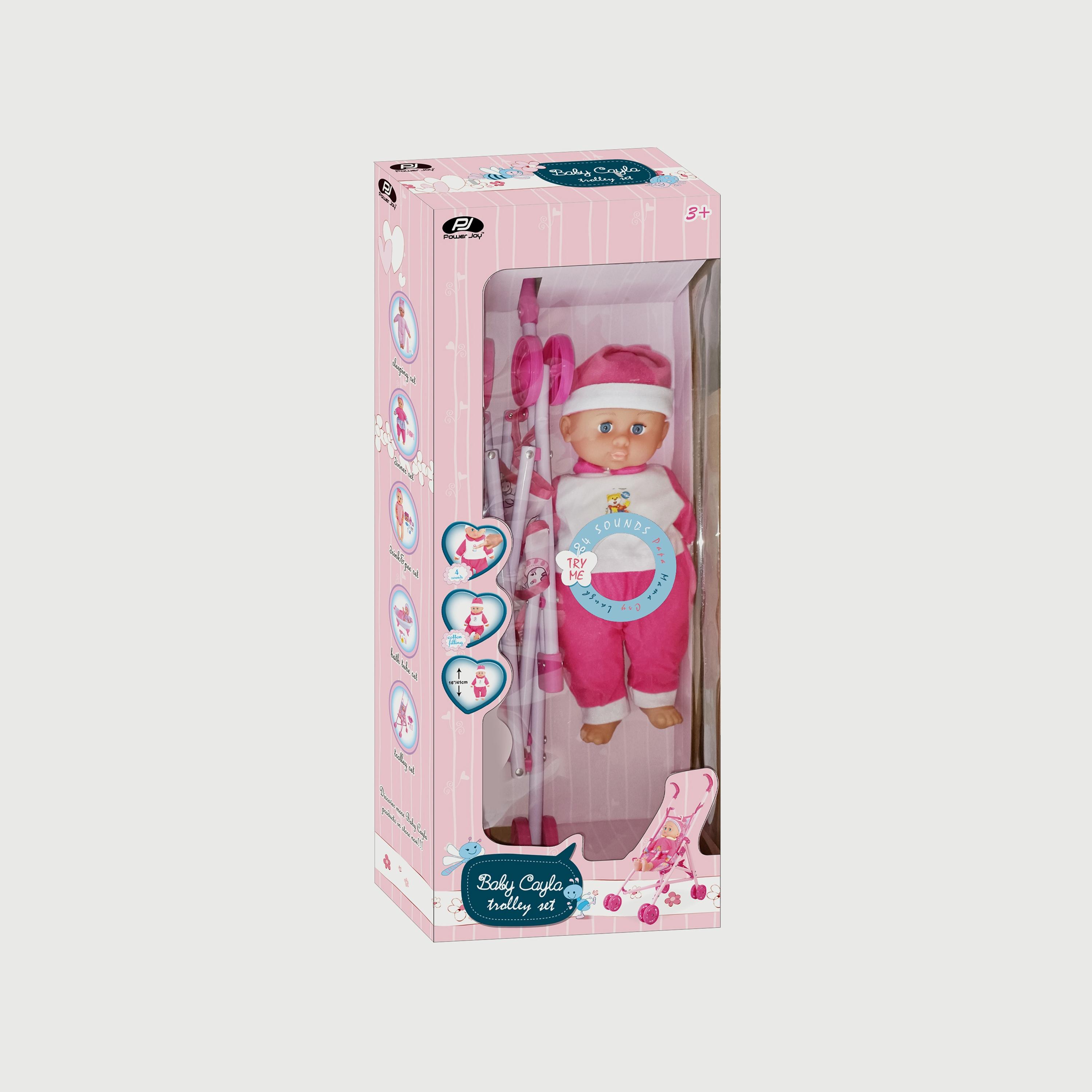 Power Joy Baby Cayla Trolley With Doll 40cm-toys-dollsandplaysets-dollplaysets-image-4