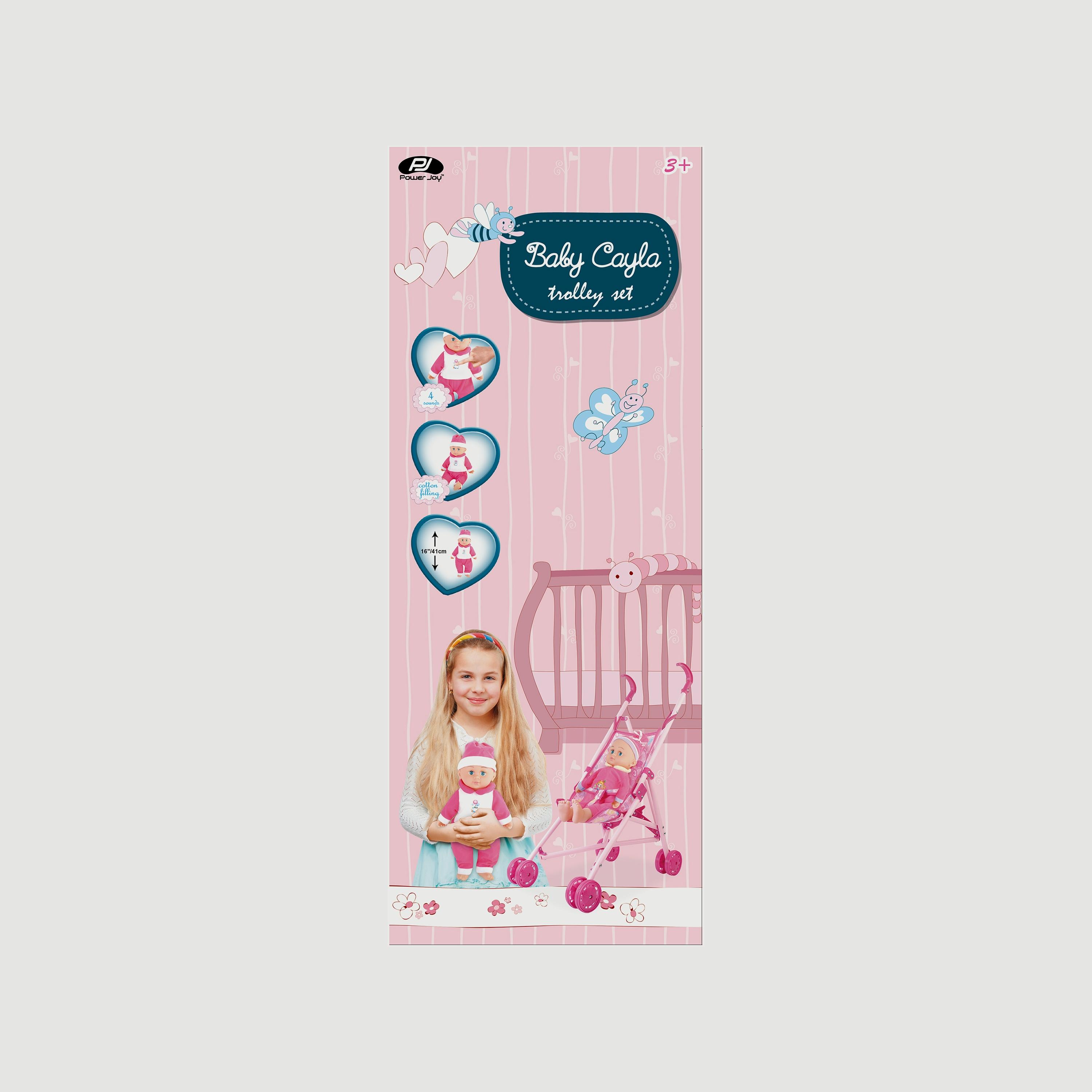 Power Joy Baby Cayla Trolley With Doll 40cm-toys-dollsandplaysets-dollplaysets-image-10