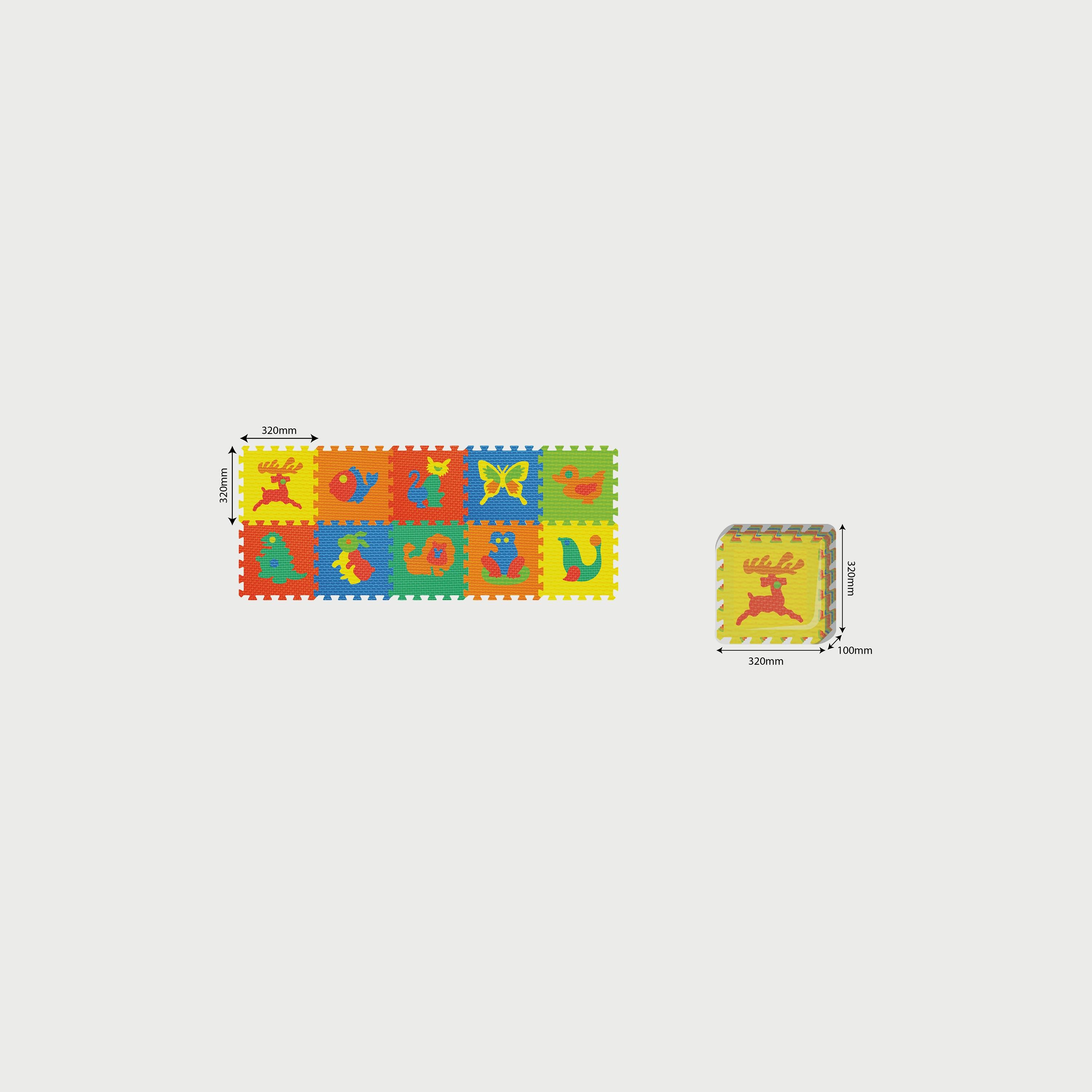 لعبة سجادة بازل الحيوانات 10 قطع من بي جوي-toys-indoortoys-puzzles-image-3