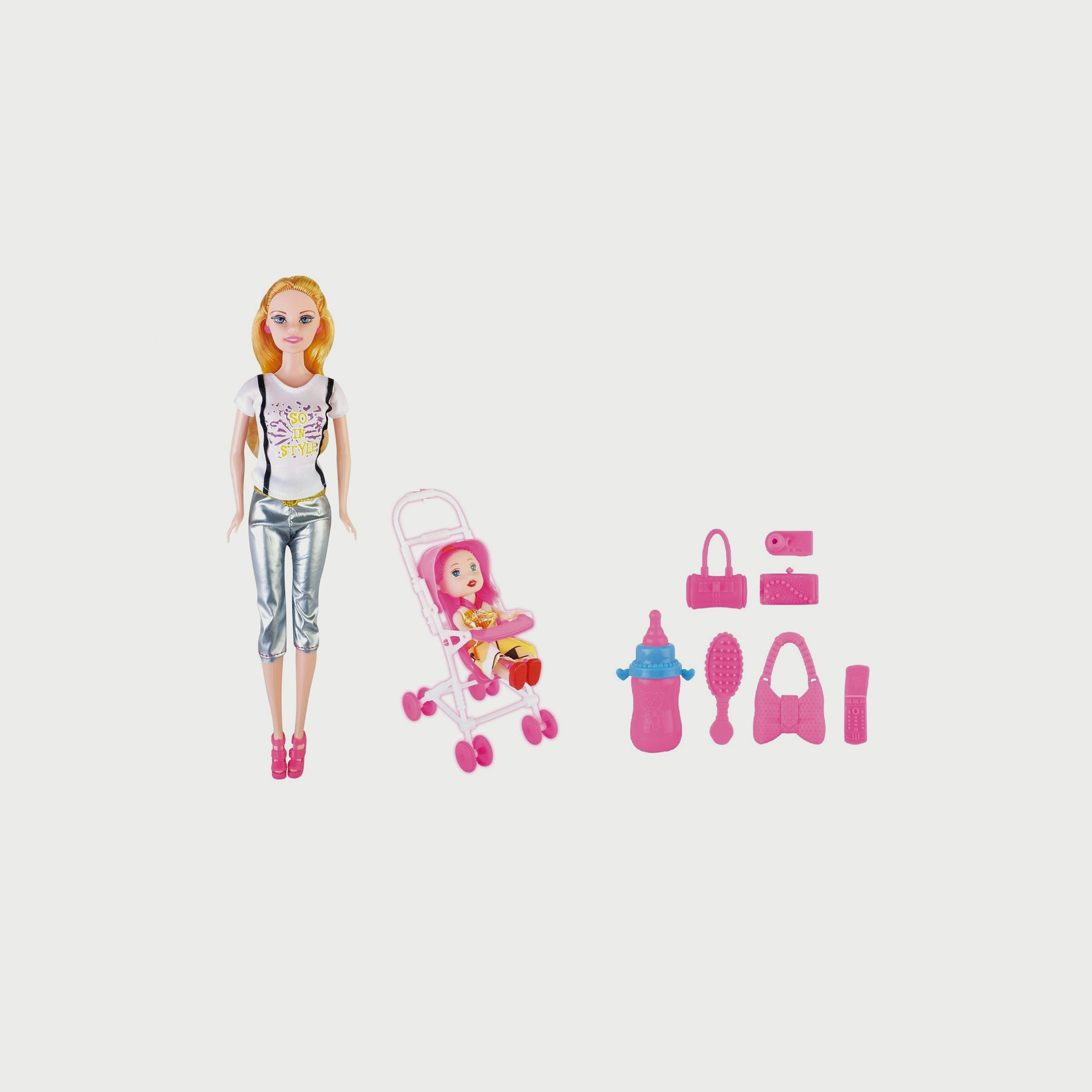 لعبة مجموعة عربة ليلى 3 في 1 من بي جوي-toys-dollsandplaysets-dolls-image-8