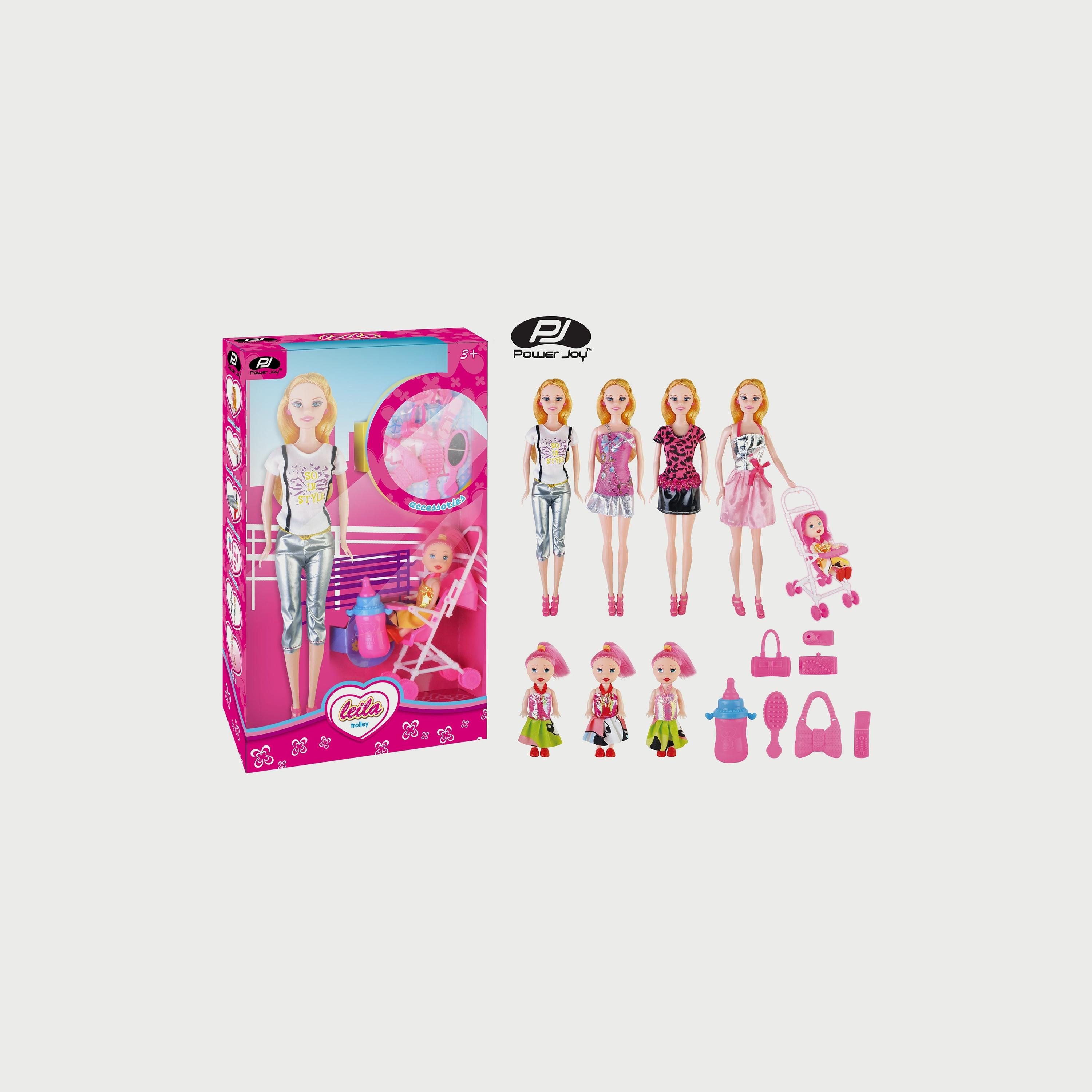 لعبة مجموعة عربة ليلى 3 في 1 من بي جوي-toys-dollsandplaysets-dolls-image-10