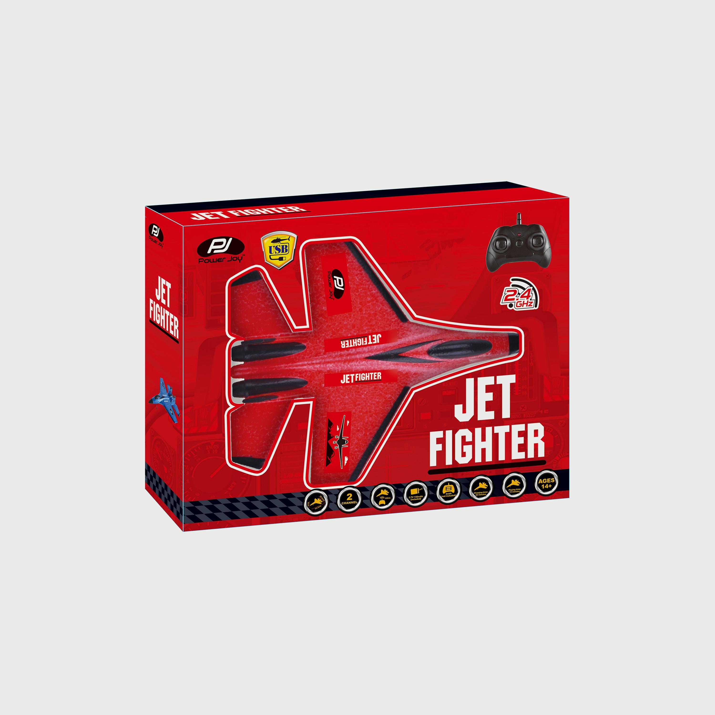 Powerjoy RC Jet Fighter 2.4G BPC-toys-remotecontrolledvehicles-rccars-image-4