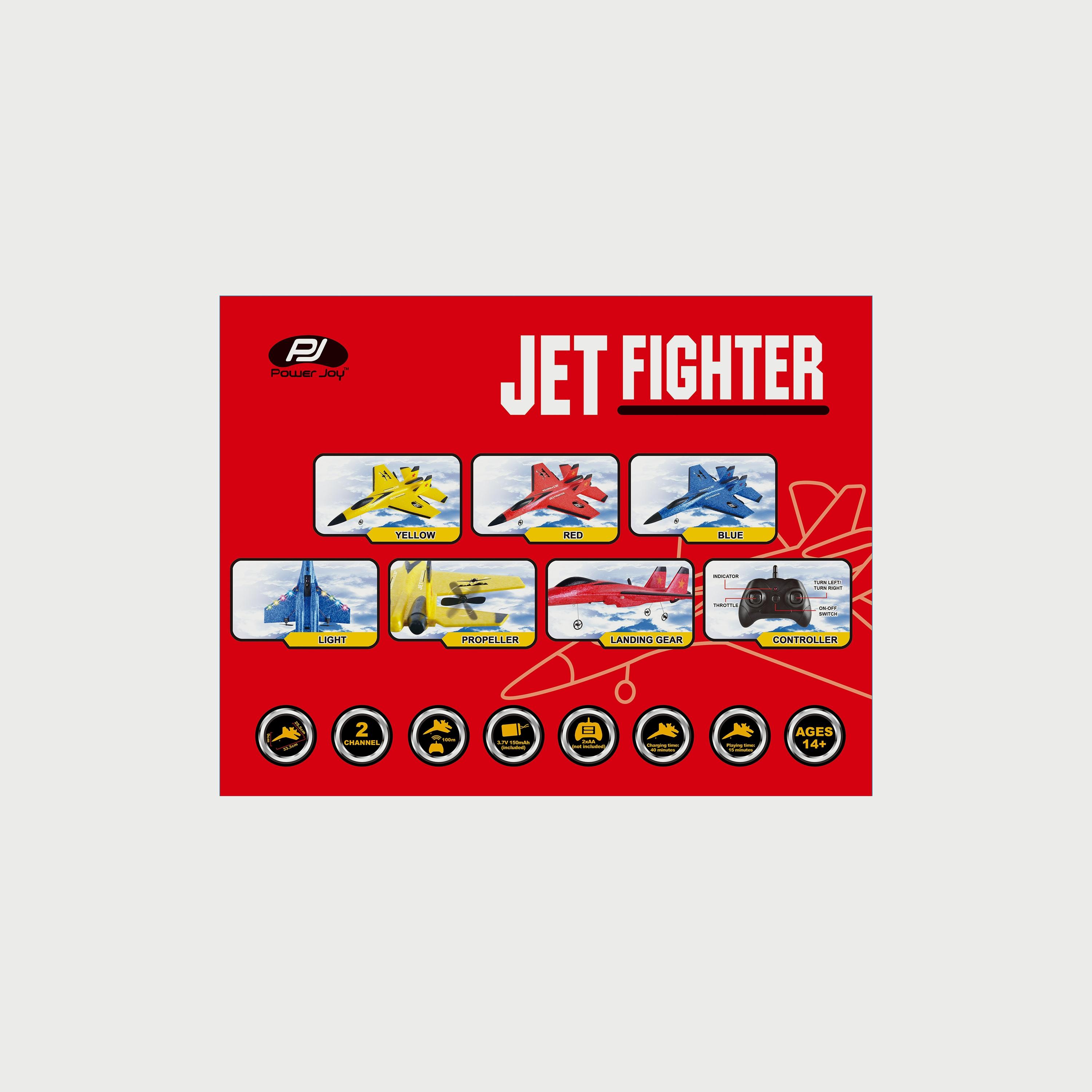 Powerjoy RC Jet Fighter 2.4G BPC-toys-remotecontrolledvehicles-rccars-image-5