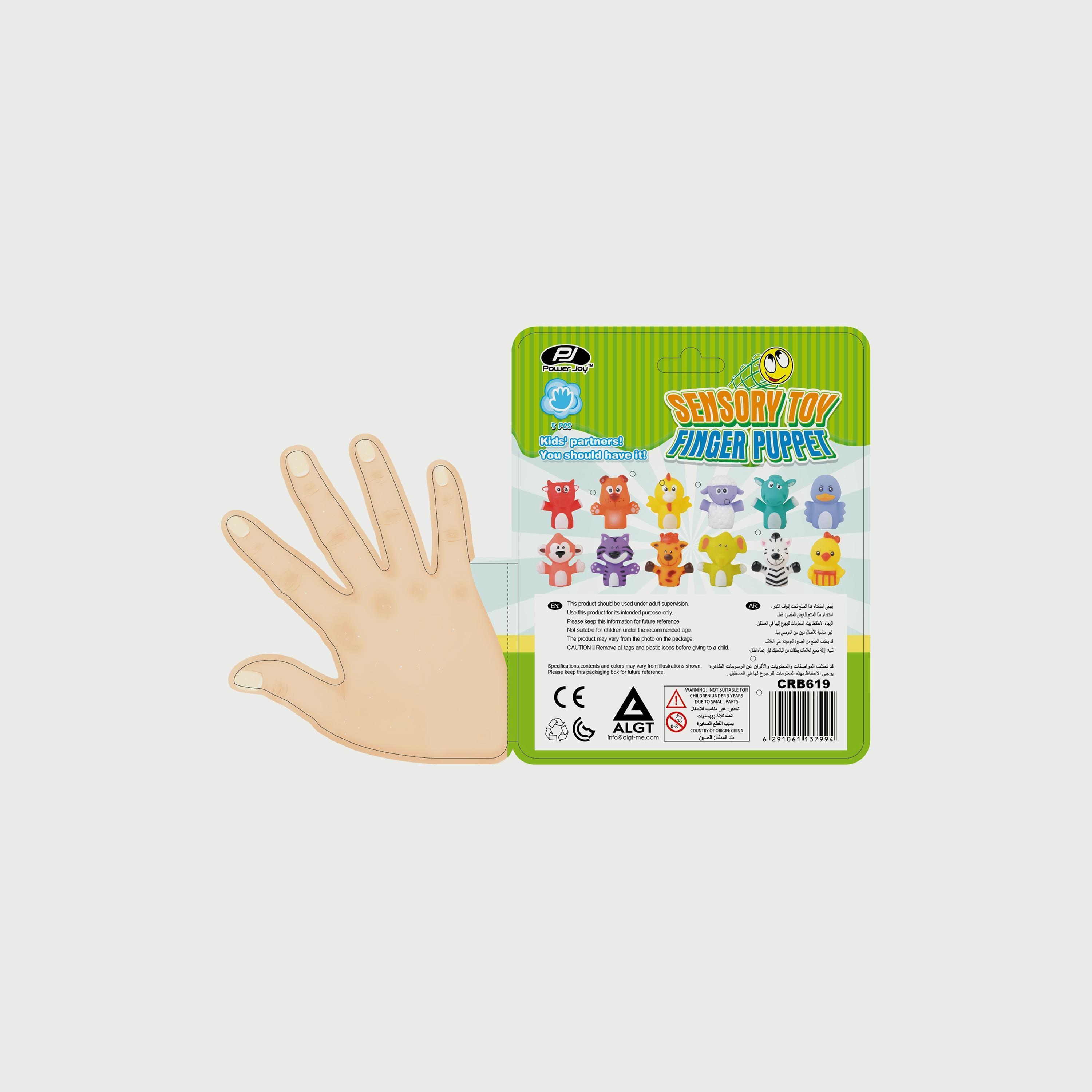 Power Joy 5-Piece Fidget Toy Finger Puppet-toys-babyandtoddlertoys-learningtoys-image-2