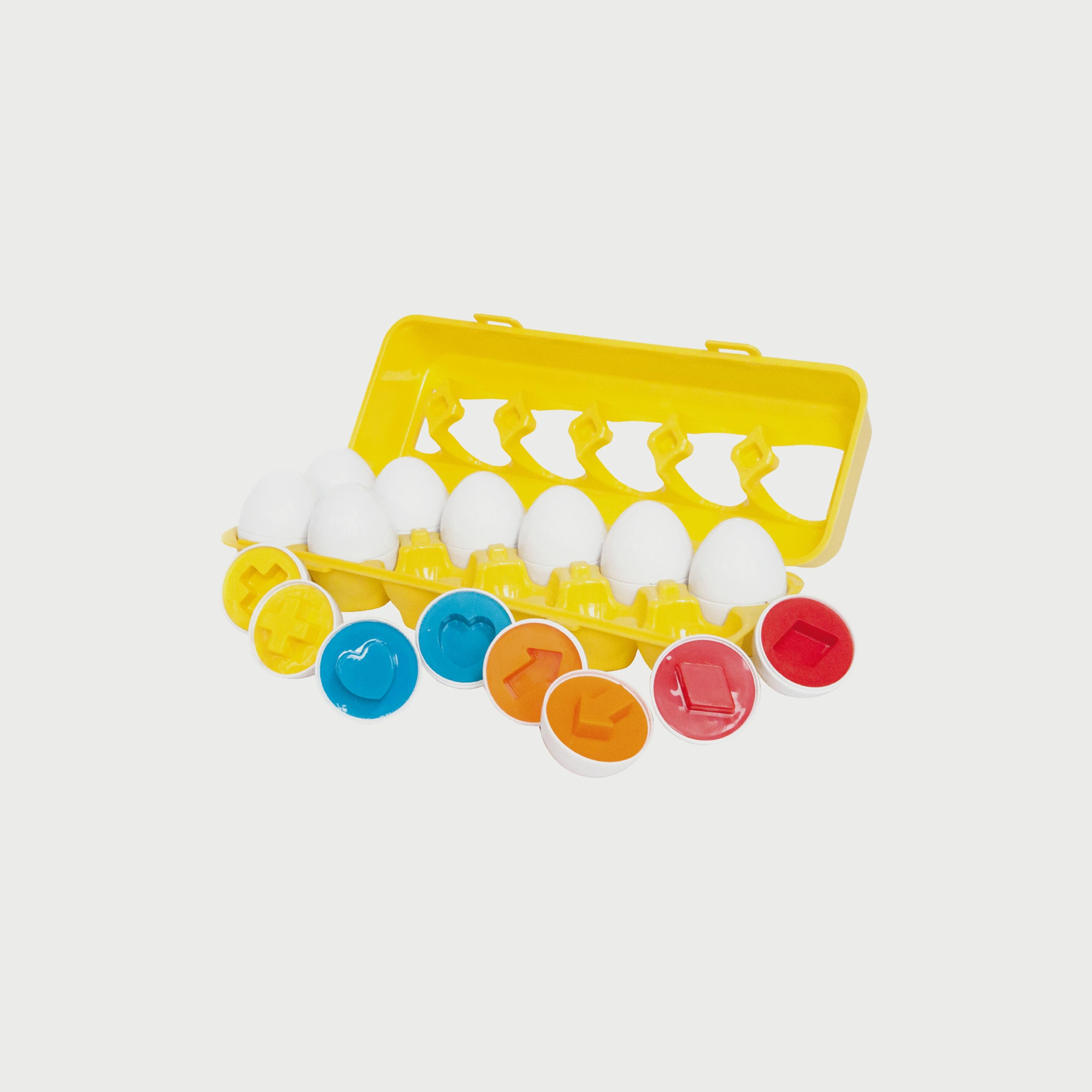لعبة فيدجيت بتصميم بيض 12 قطعة من بي جوي-toys-babyandtoddlertoys-learningtoys-image-3
