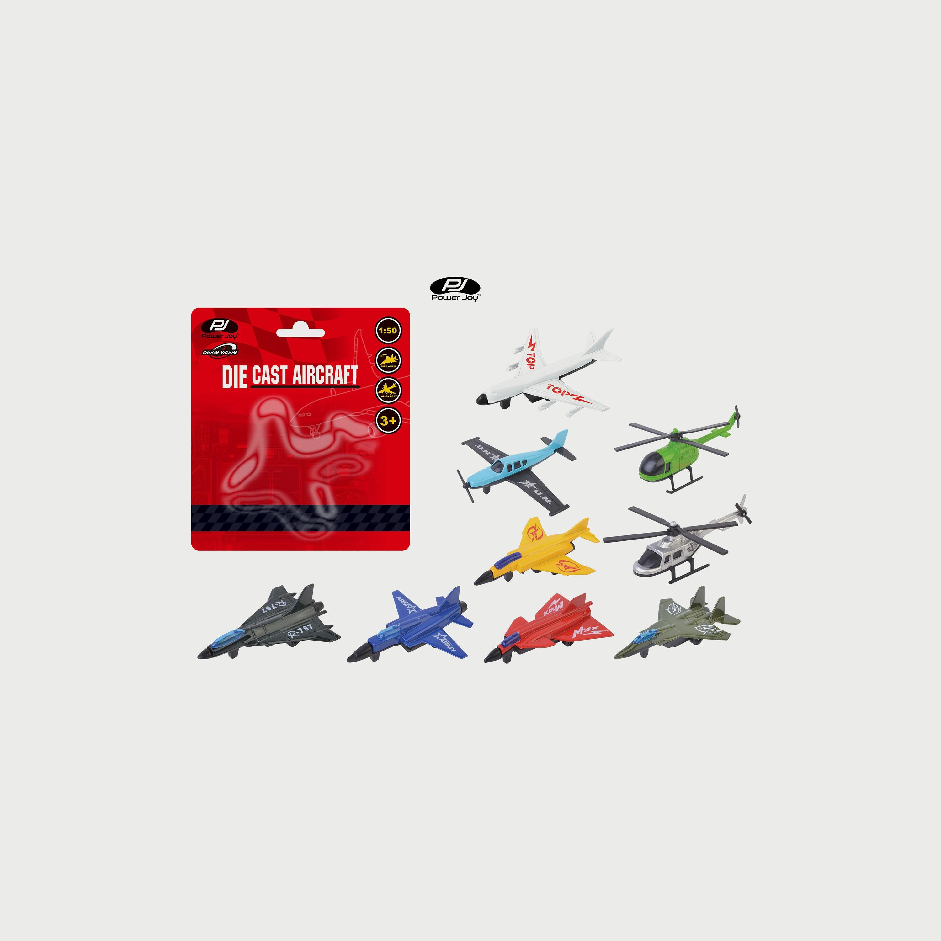 Power Joy Vroom Vroom Diecast Aircraft, 9 Assortment-toys-playvehicles-diecastcars-image-2