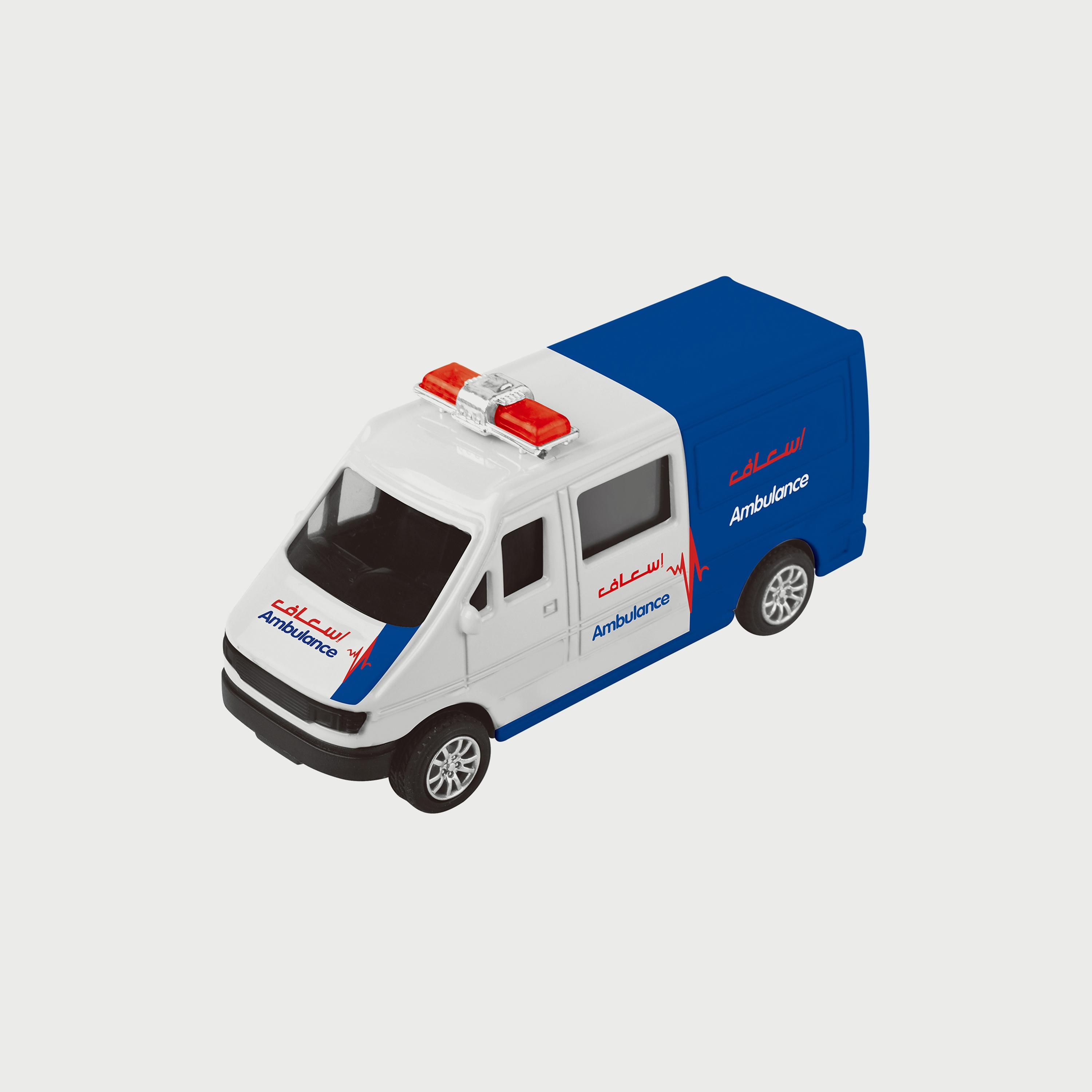 Buy Power Joy Vroom Vroom Diecast Dubai Ambulance 1 43 Online Babyshop UAE