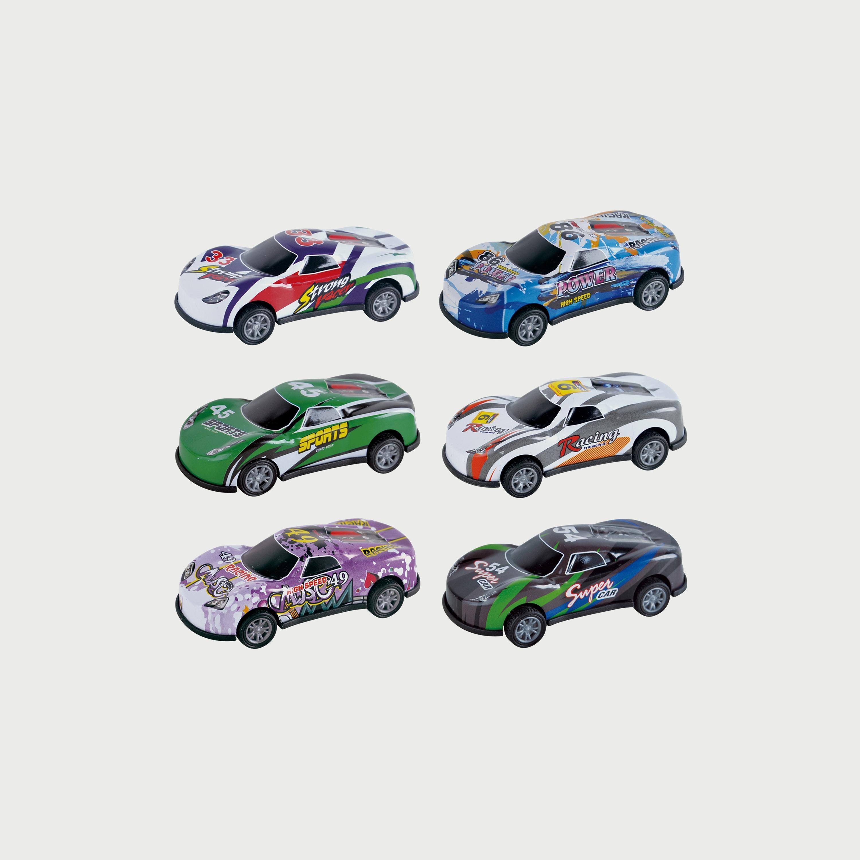 Power Joy 8-Piece V. Vroom Pullback Graphic Car-toys-playvehicles-cars-image-1