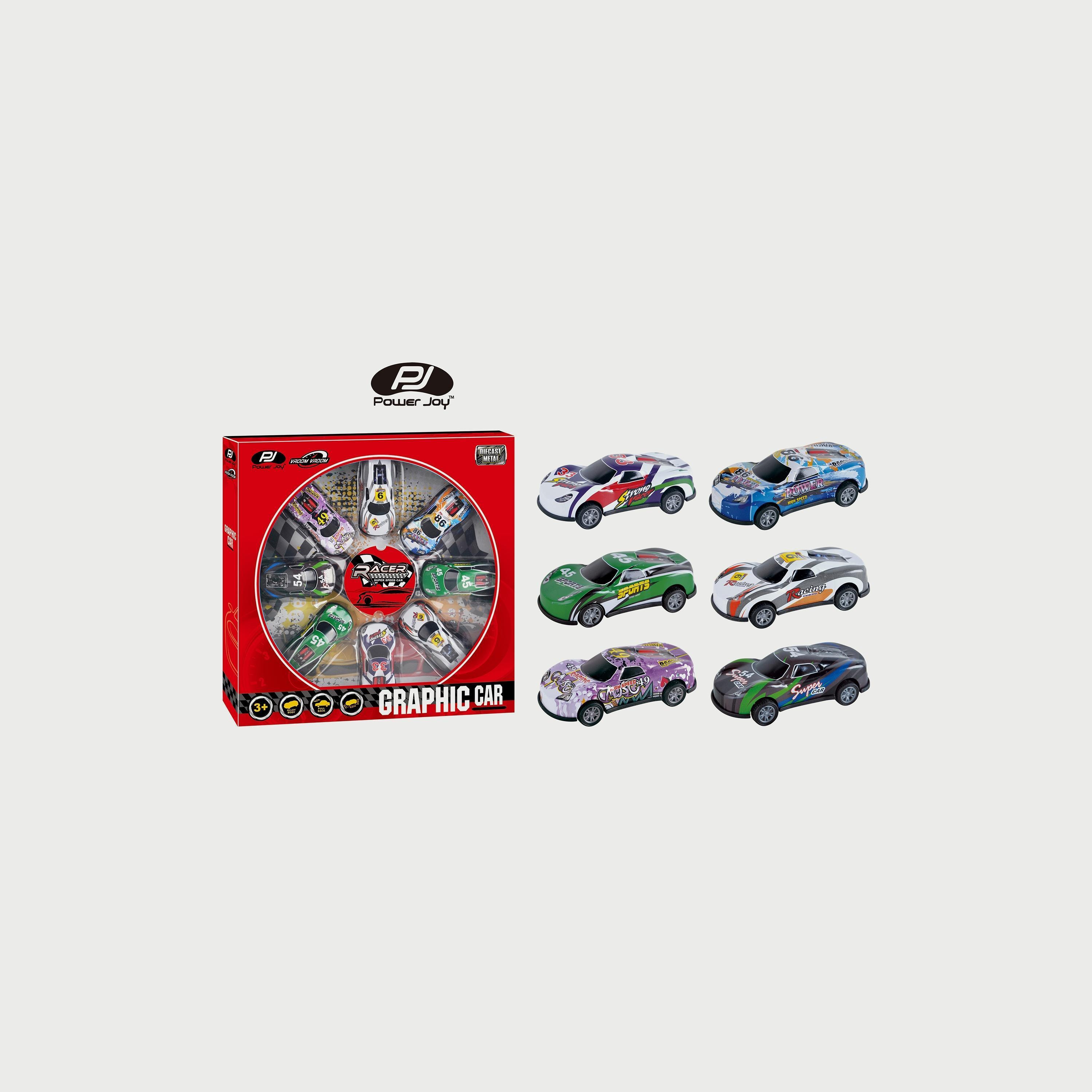 Power Joy 8-Piece V. Vroom Pullback Graphic Car-toys-playvehicles-cars-image-4