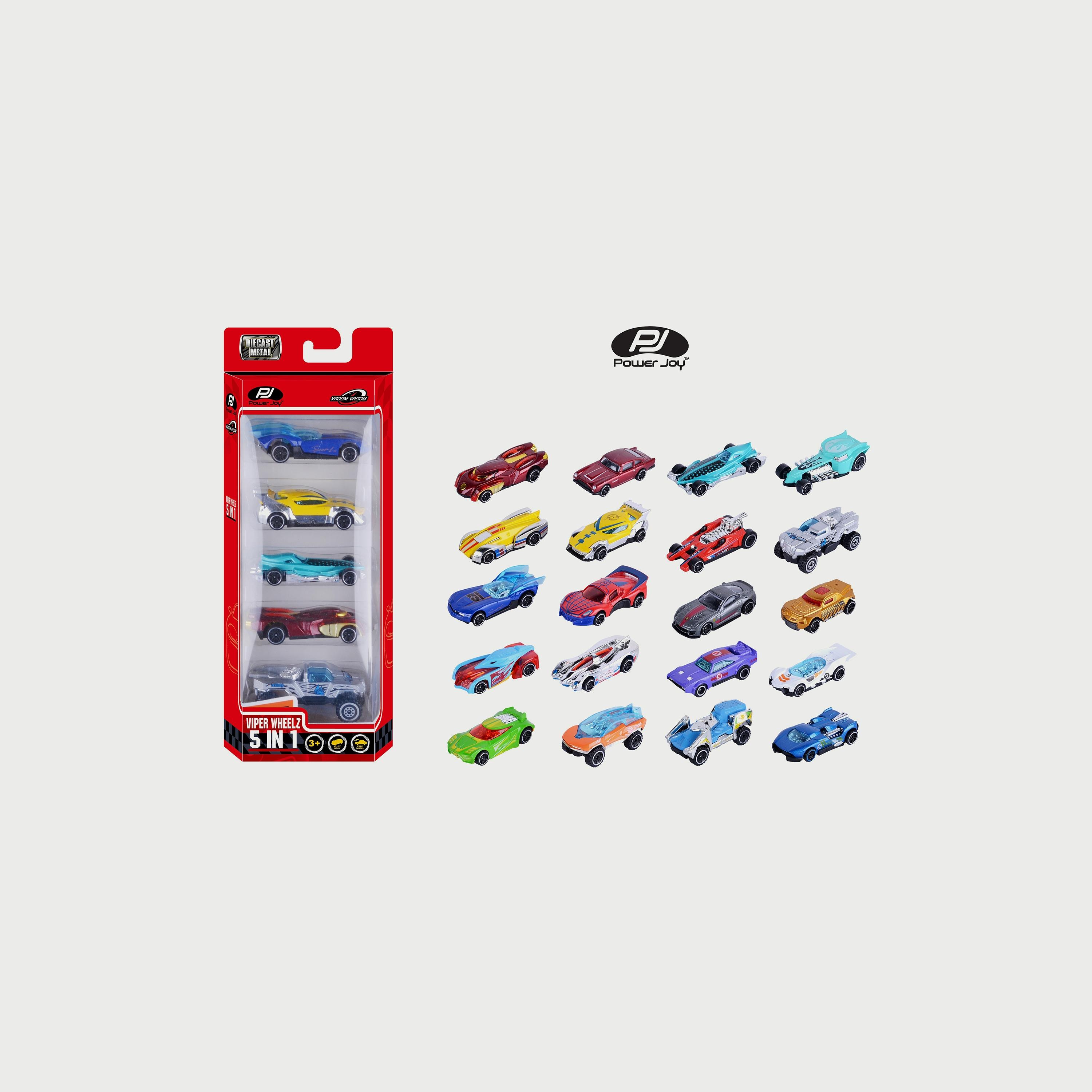 مجموعة سيارات داي كاست فروم فروم فايبر ويلز 5 في1 1/64 من بي جوي-toys-playvehicles-diecastcars-image-3