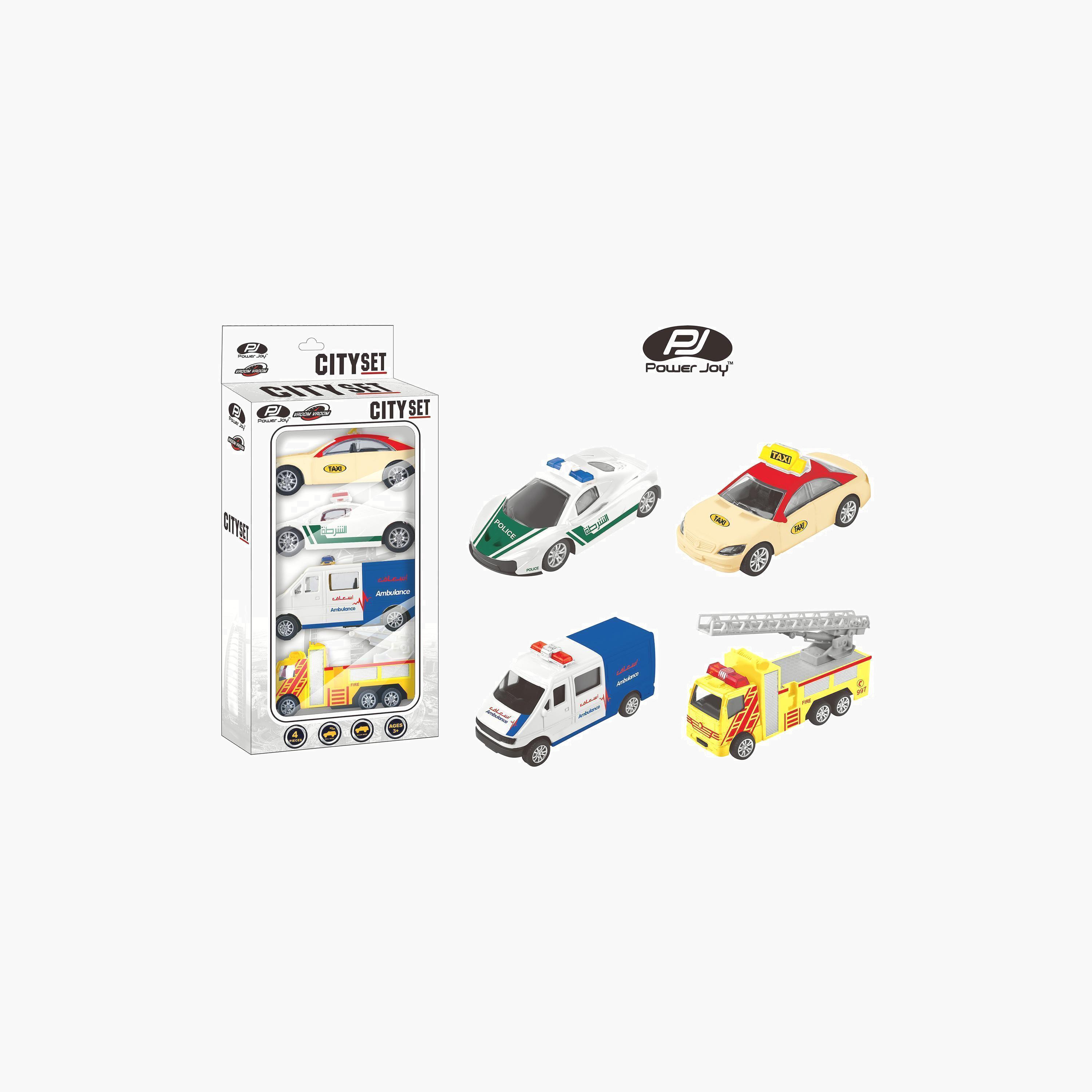 Power Joy 1/43 Scale Vroom Vroom Die Cast DXB Cityset-toys-playvehicles-diecastcars-image-1