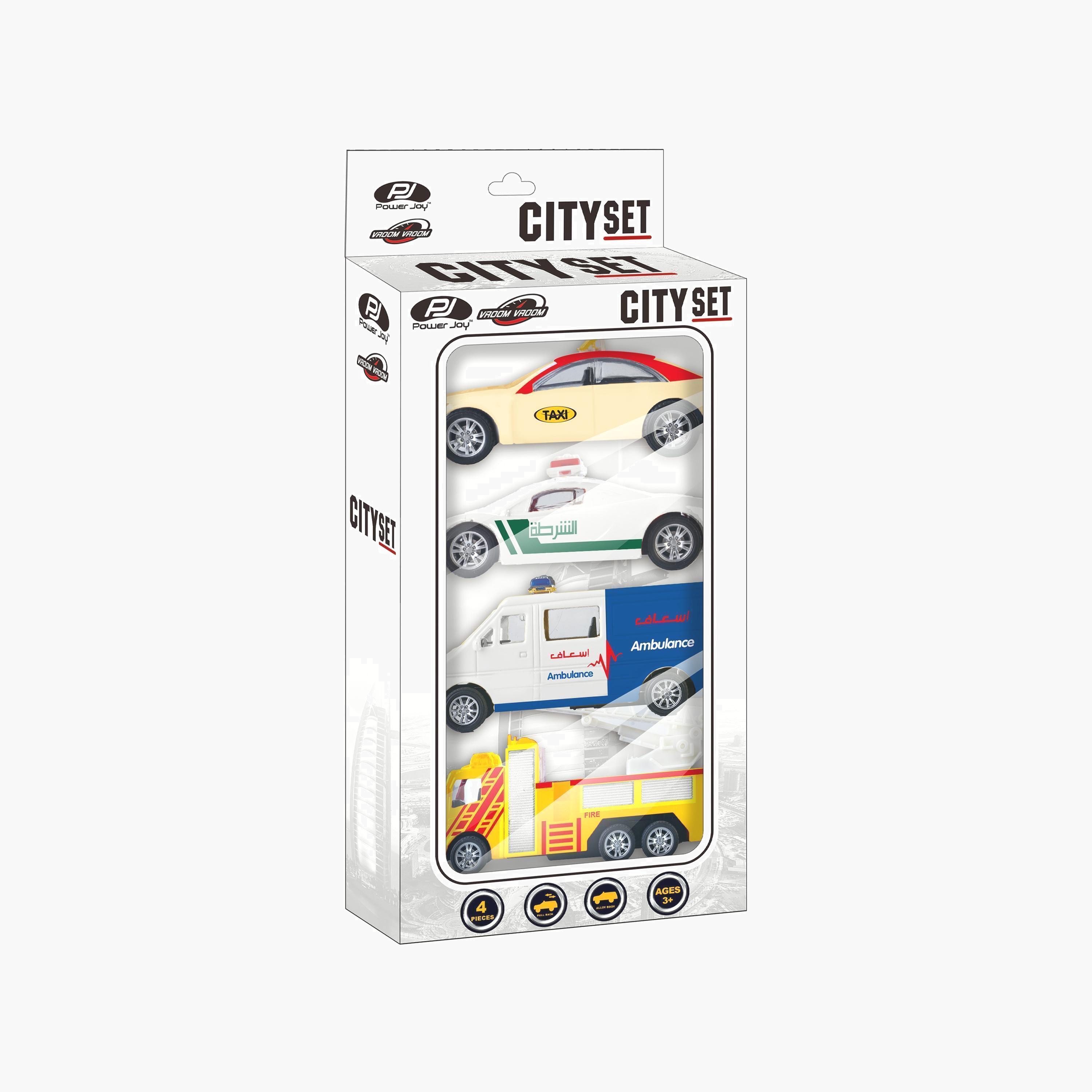 Power Joy 1/43 Scale Vroom Vroom Die Cast DXB Cityset-toys-playvehicles-diecastcars-image-2