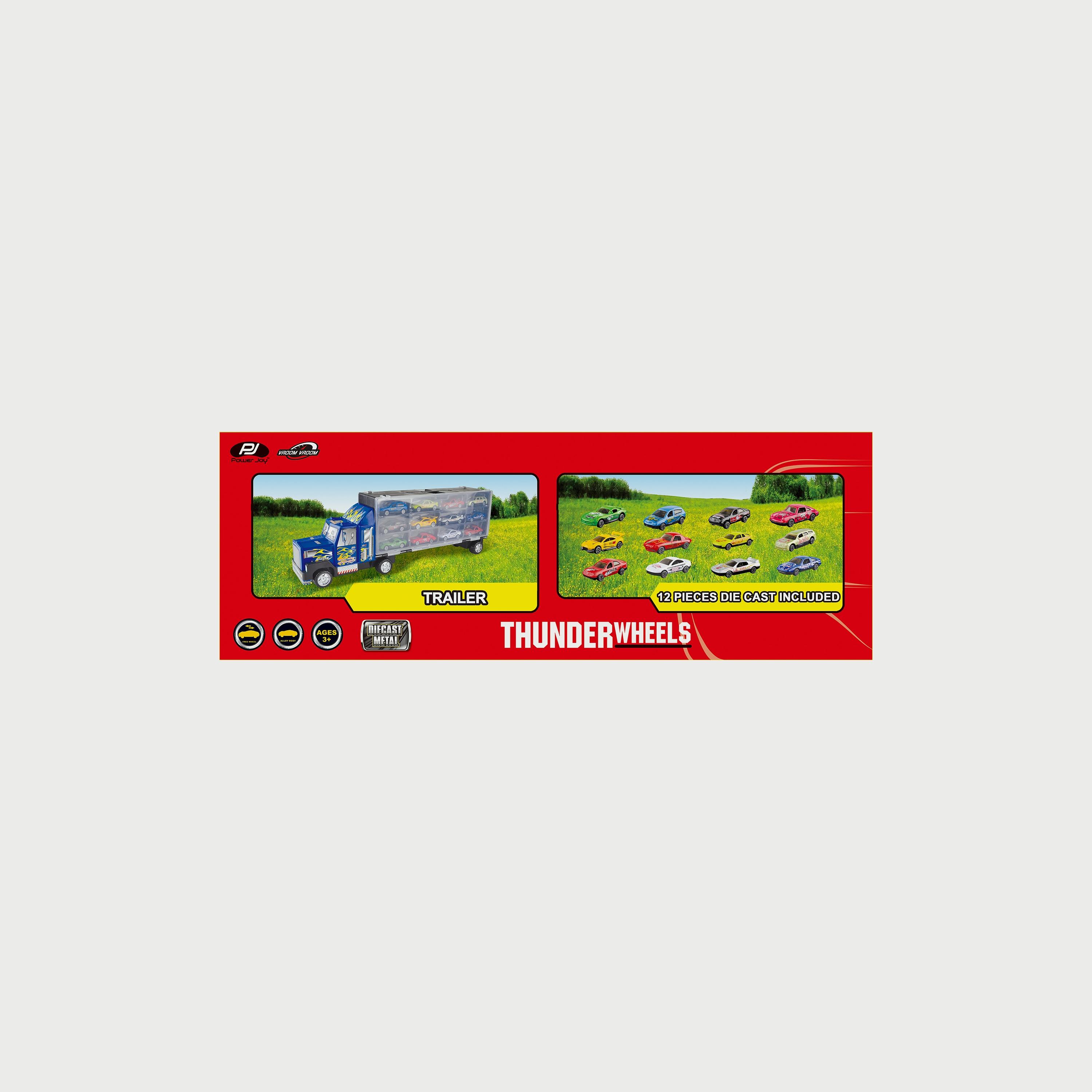 Power Joy 12-Piece V.Vroom Die Cast Thunder Wheels-toys-playvehicles-diecastcars-image-10
