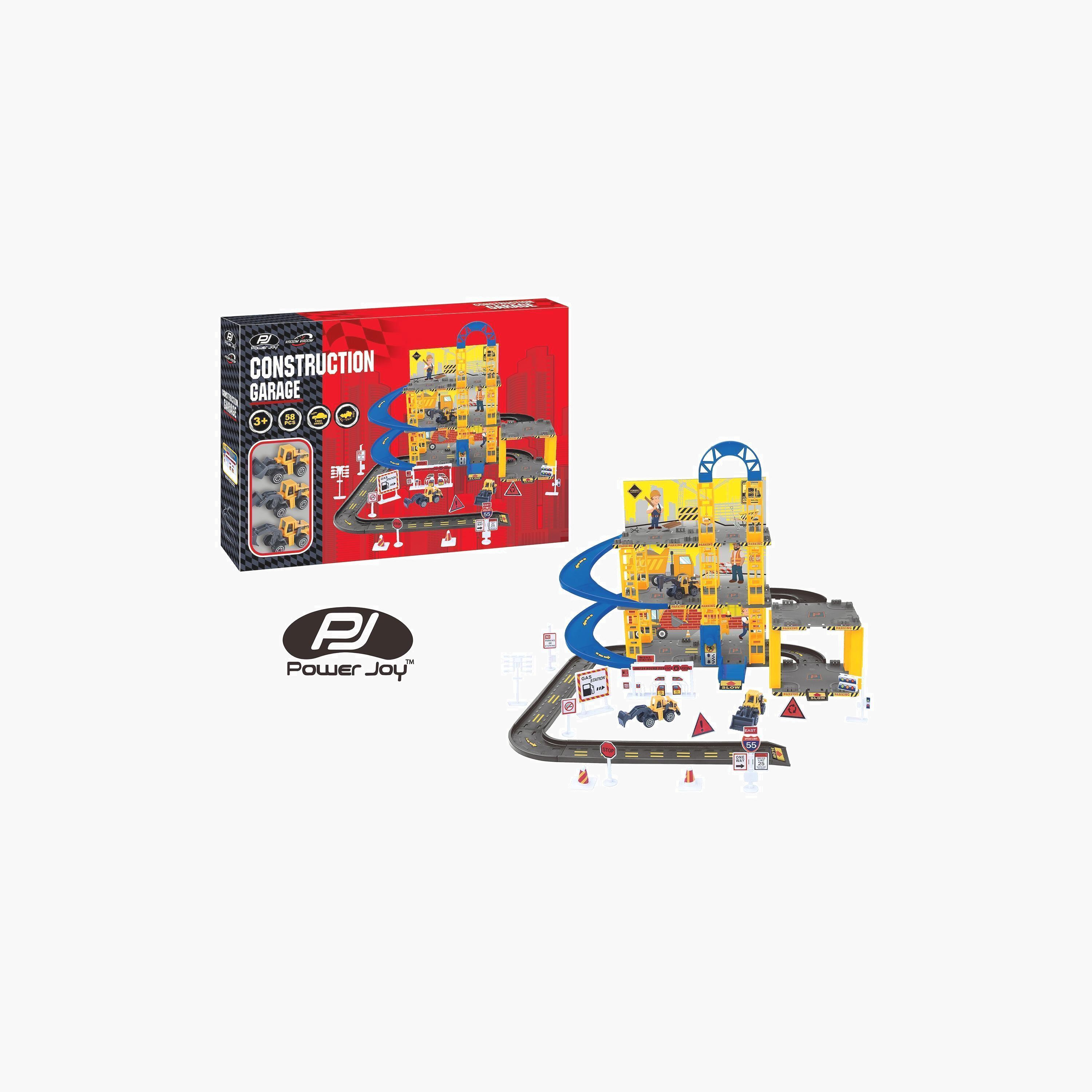 Power Joy V.Vroom Construction Garage with 3 cars-toys-buildingblocks-constructionsets-image-3