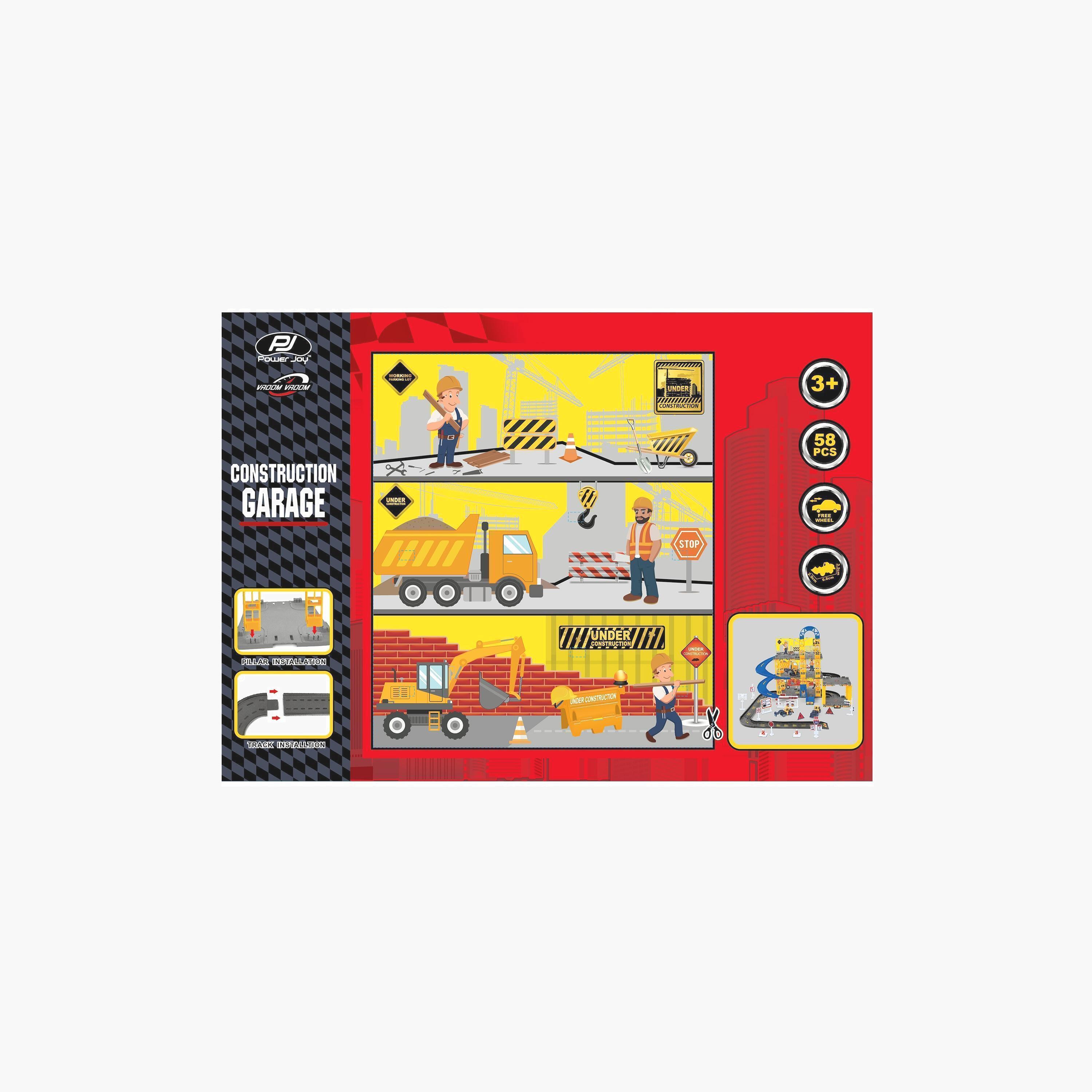 Power Joy V.Vroom Construction Garage with 3 cars-toys-buildingblocks-constructionsets-image-4
